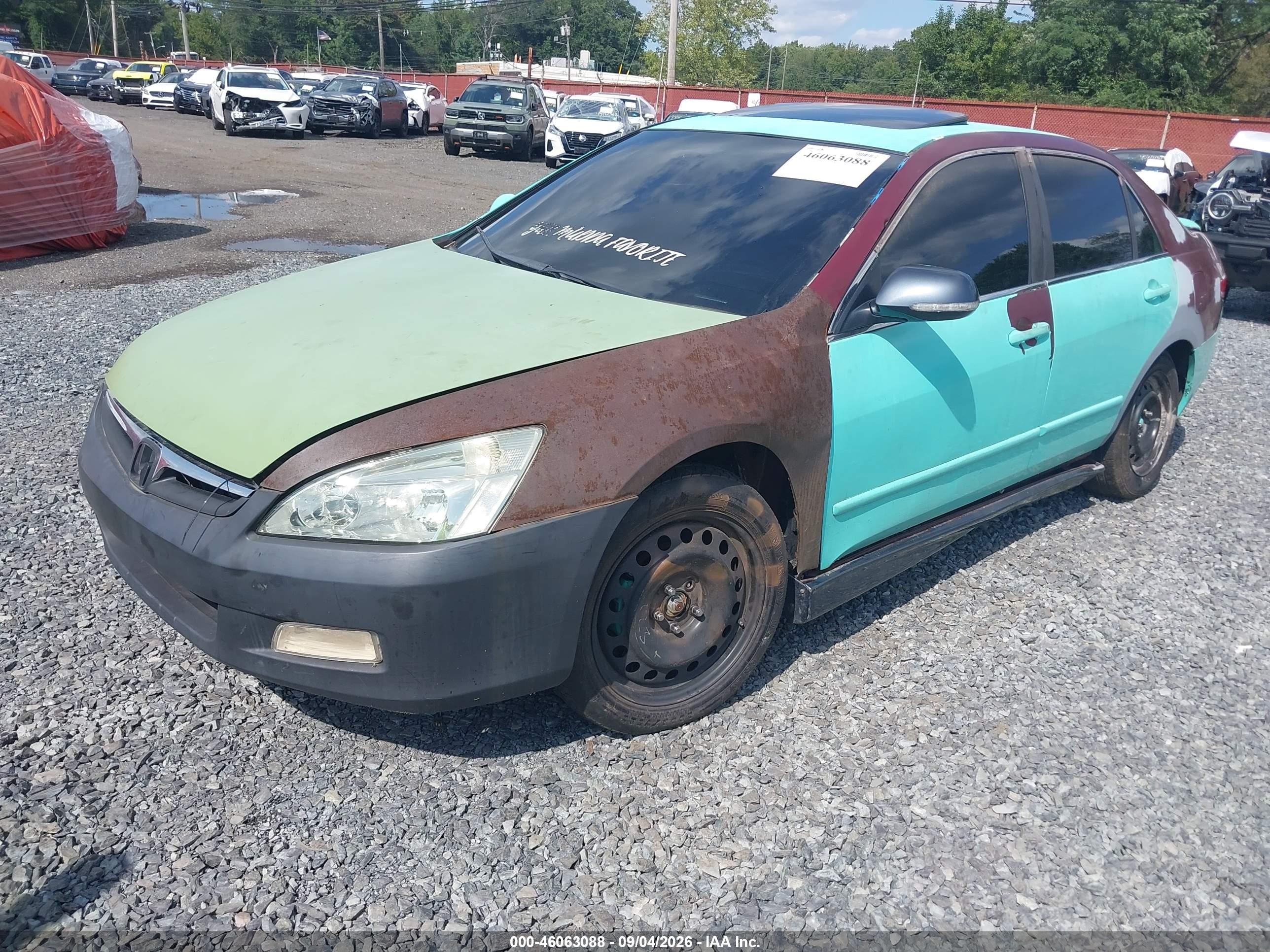 2003 Honda Accord 3.0 Ex Green vin: 1HGCM66583A053892