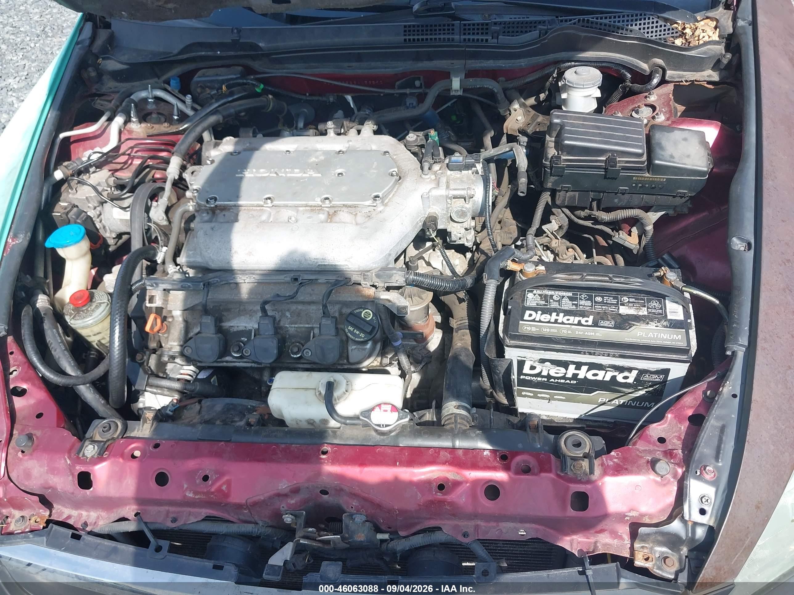 2003 Honda Accord 3.0 Ex Green vin: 1HGCM66583A053892