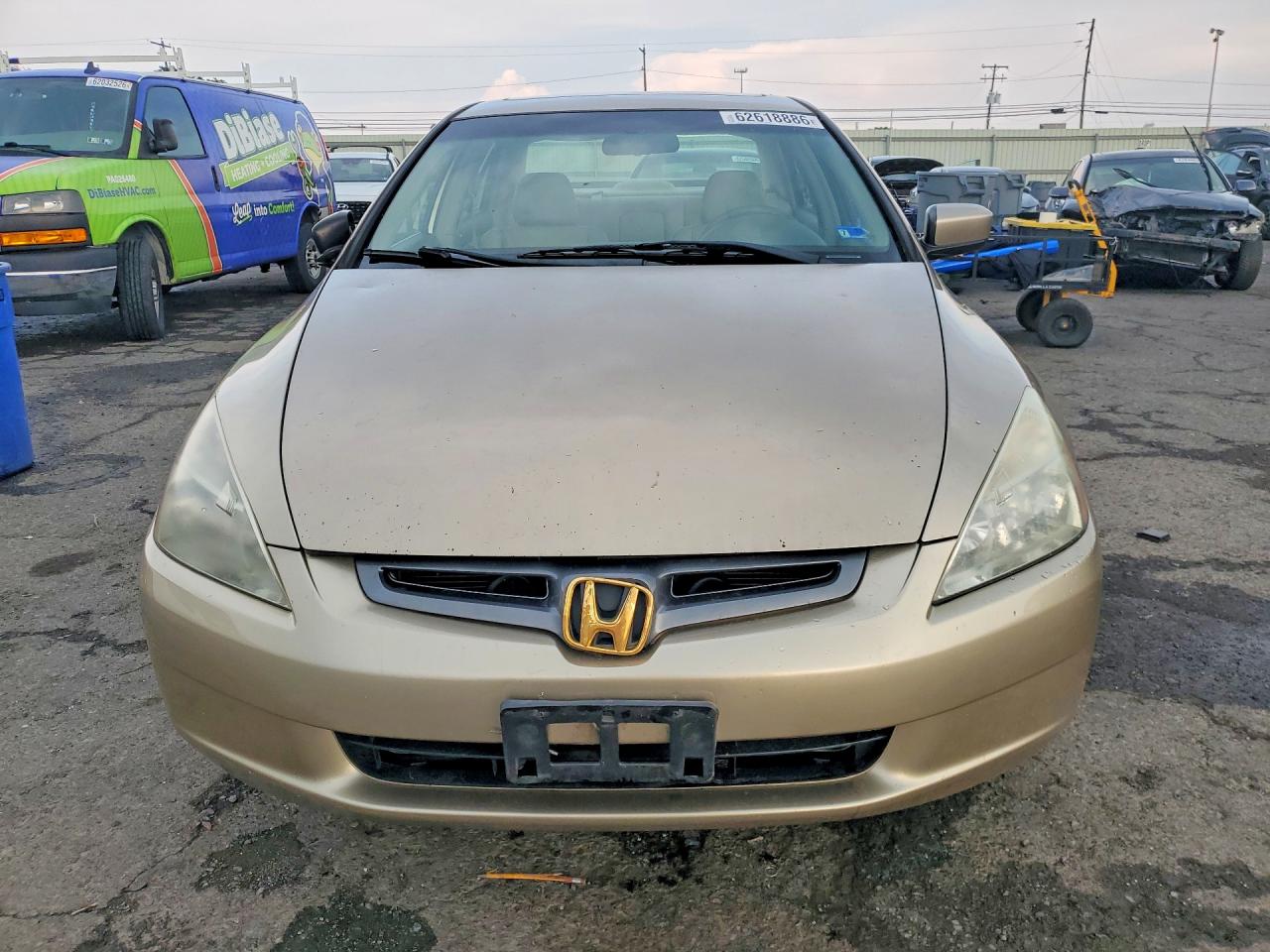 2003 Honda Accord Ex Tan vin: 1HGCM66583A091820