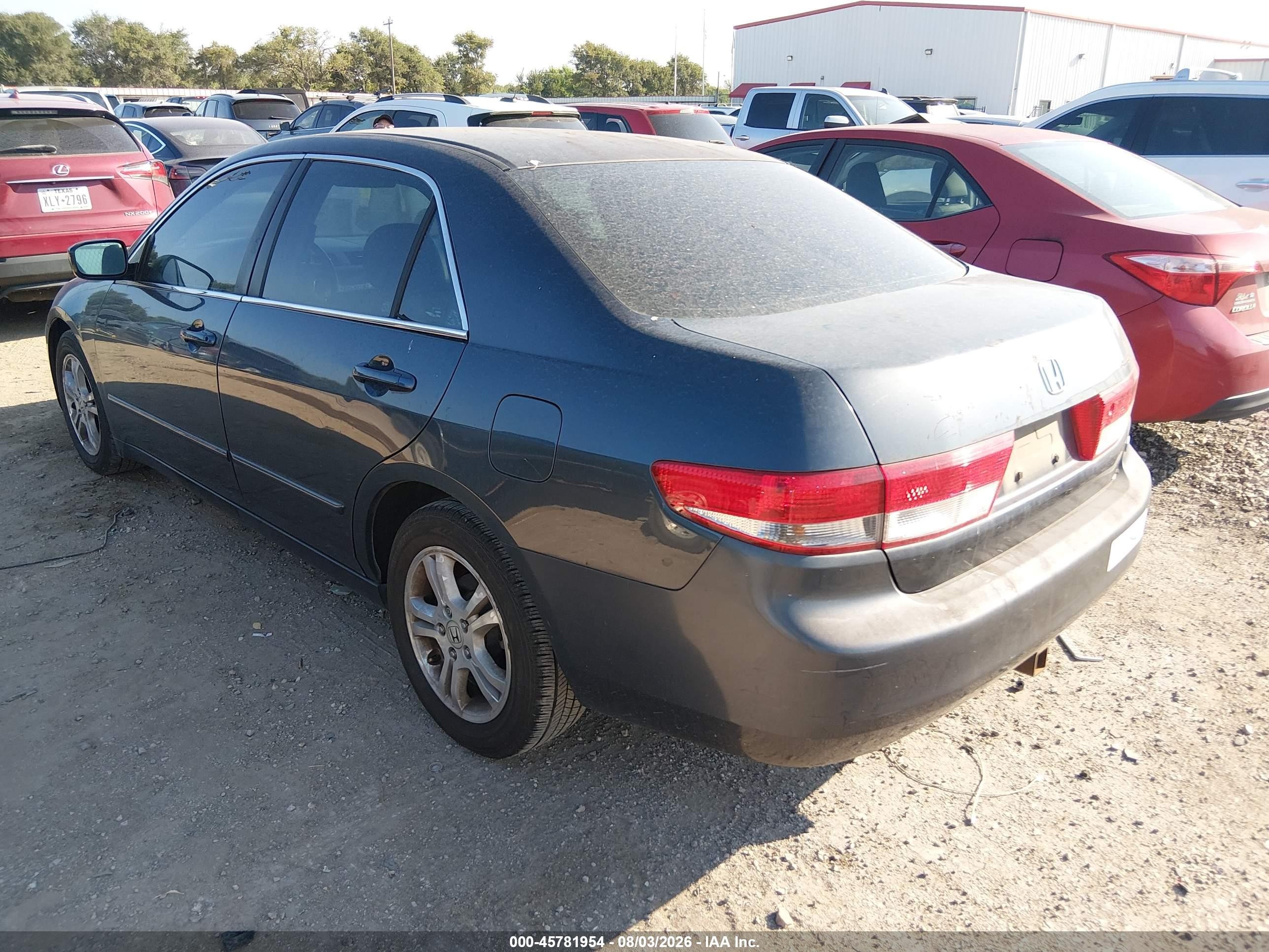 2003 Honda Accord 3.0 Ex Серый vin: 1HGCM66583A093583