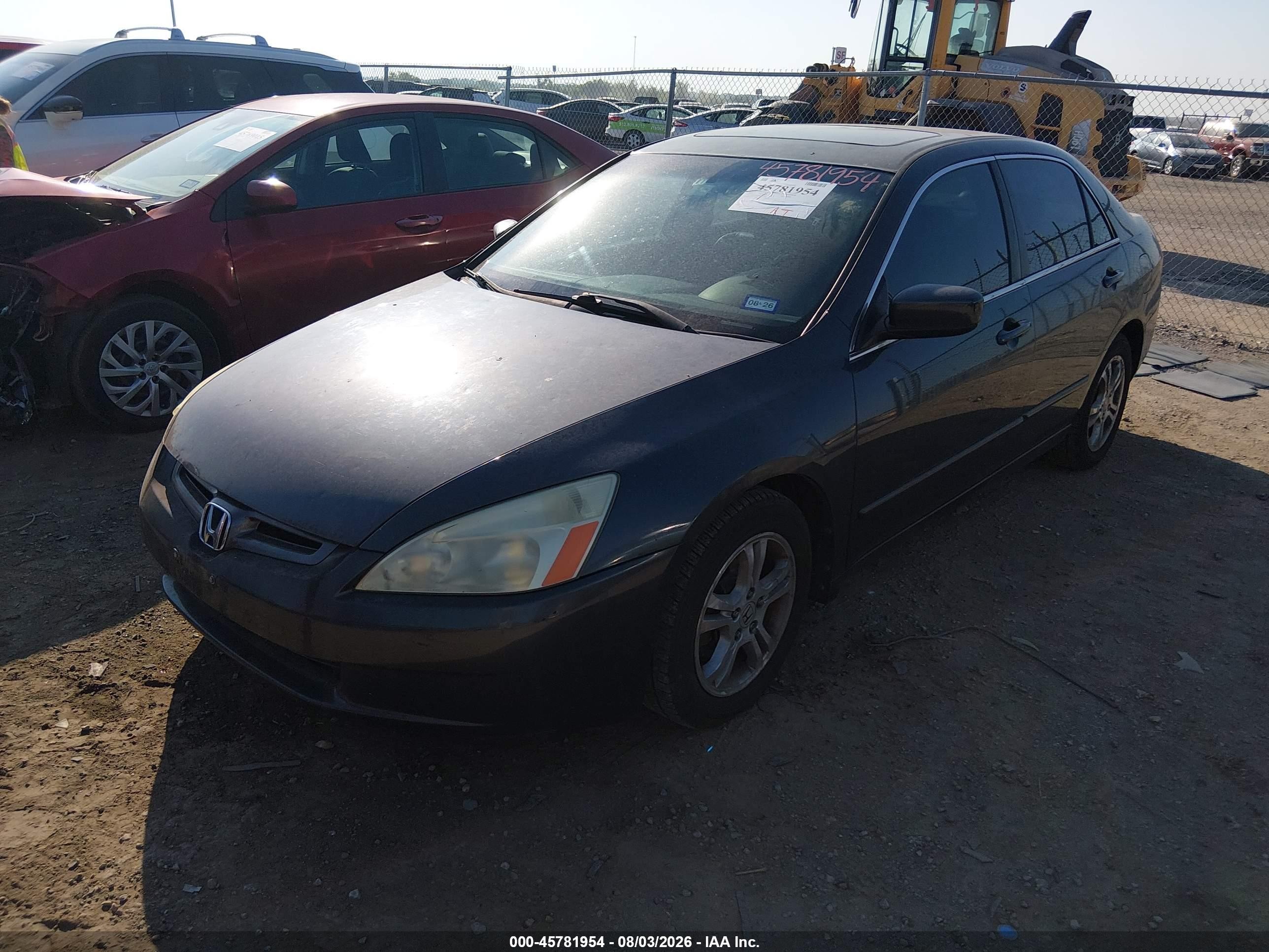 2003 Honda Accord 3.0 Ex Серый vin: 1HGCM66583A093583