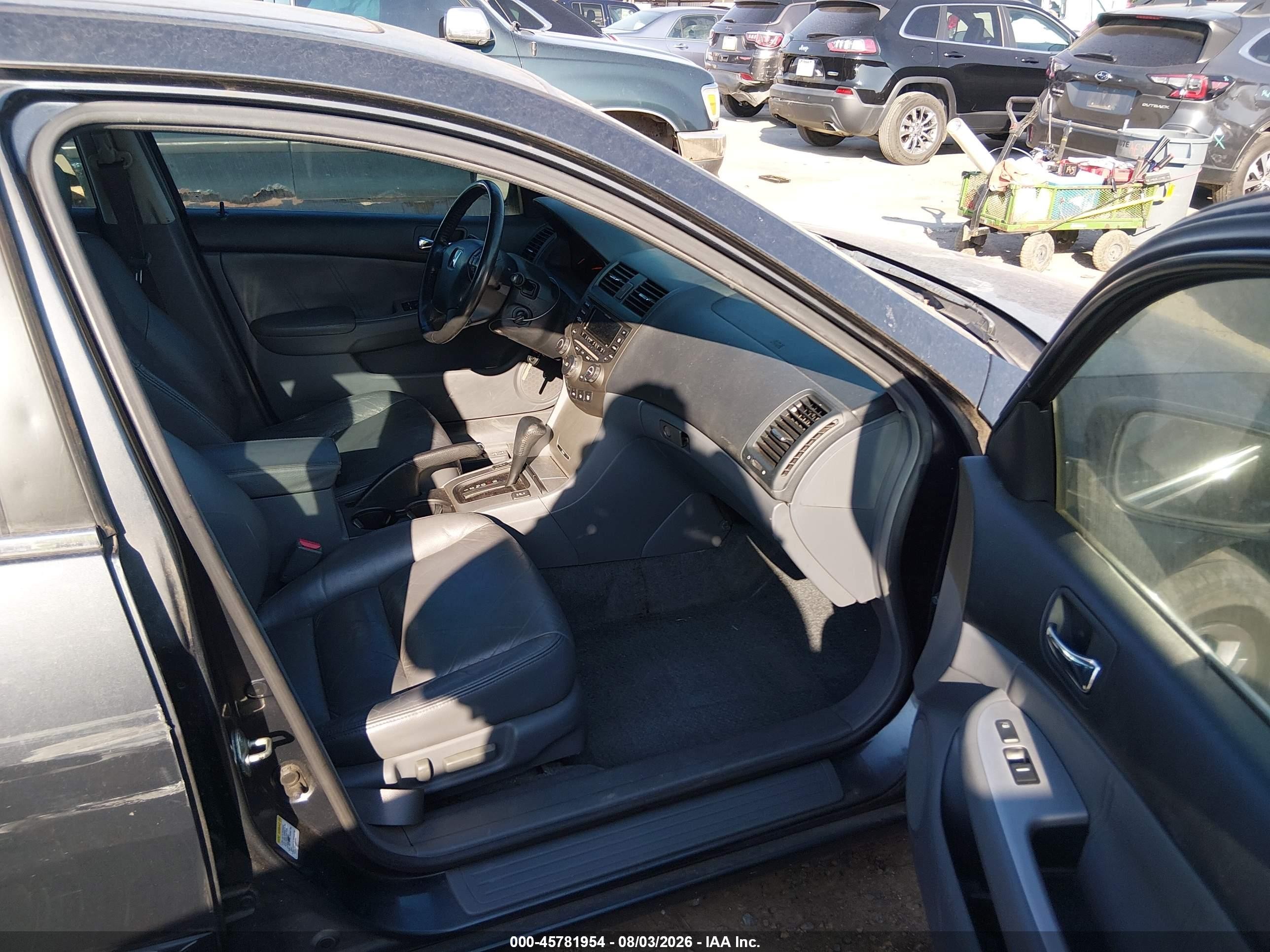 2003 Honda Accord 3.0 Ex Серый vin: 1HGCM66583A093583