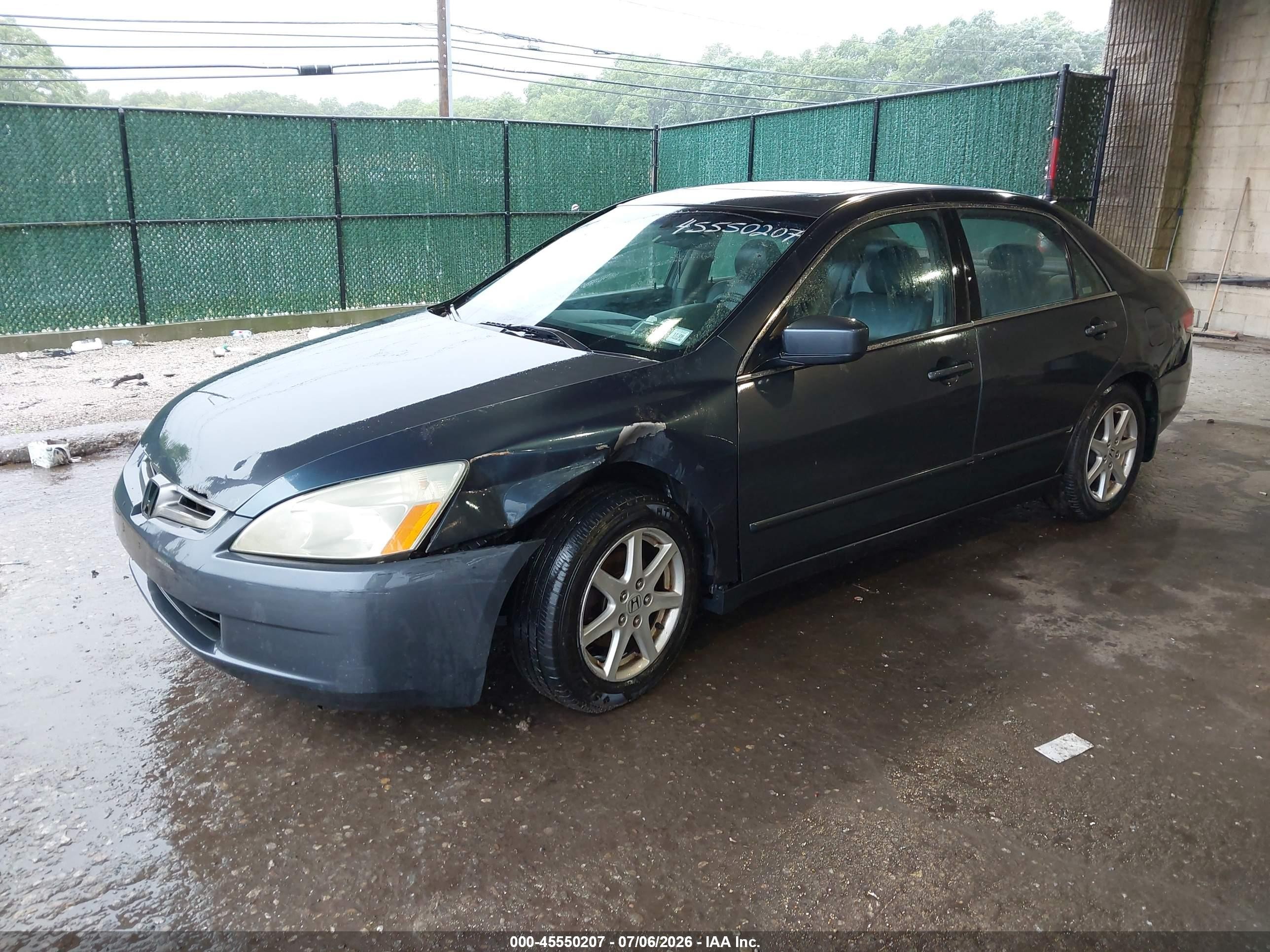 2004 Honda Accord 3.0 Ex Синий vin: 1HGCM66584A000210