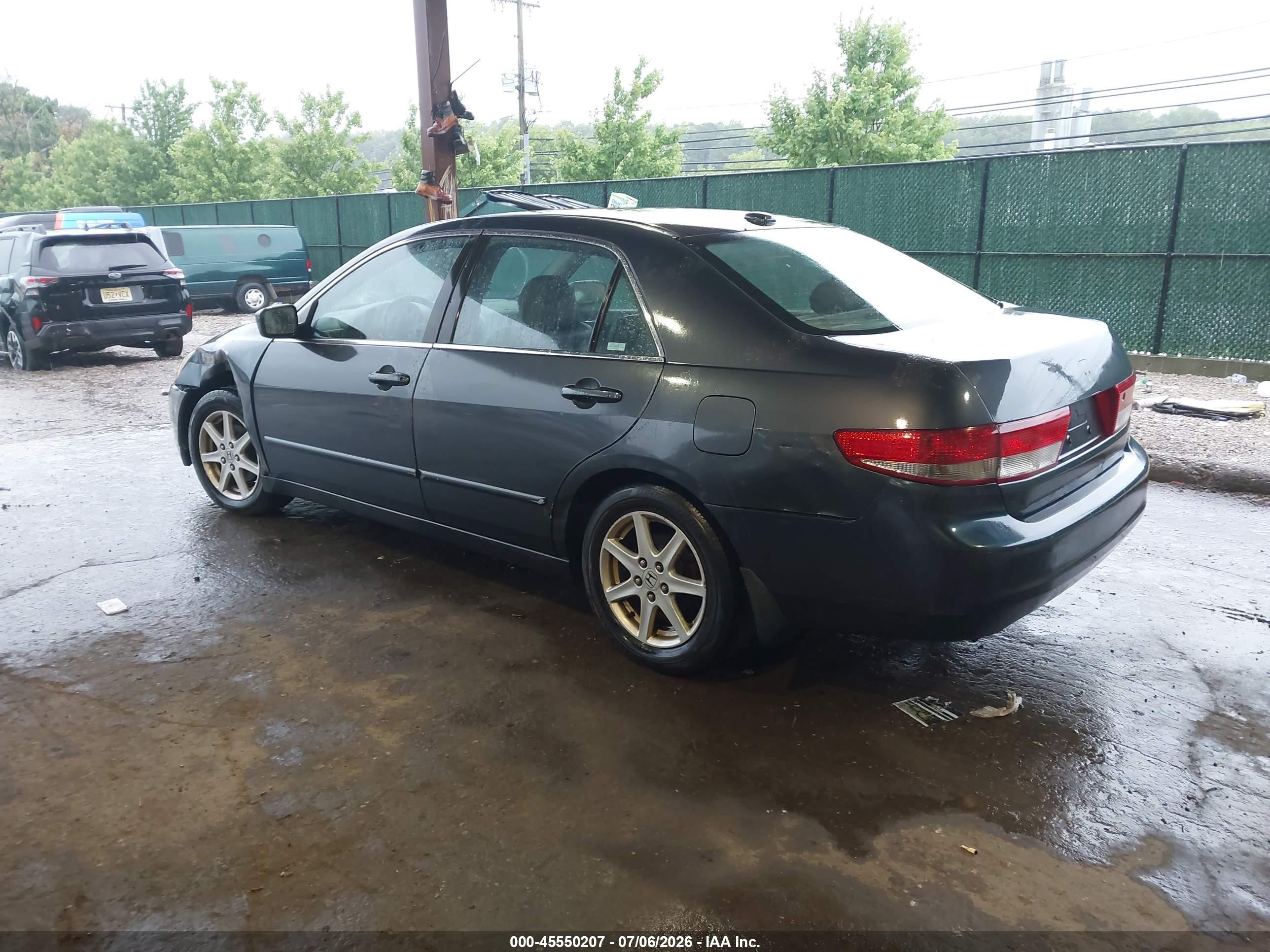 2004 Honda Accord 3.0 Ex Синий vin: 1HGCM66584A000210