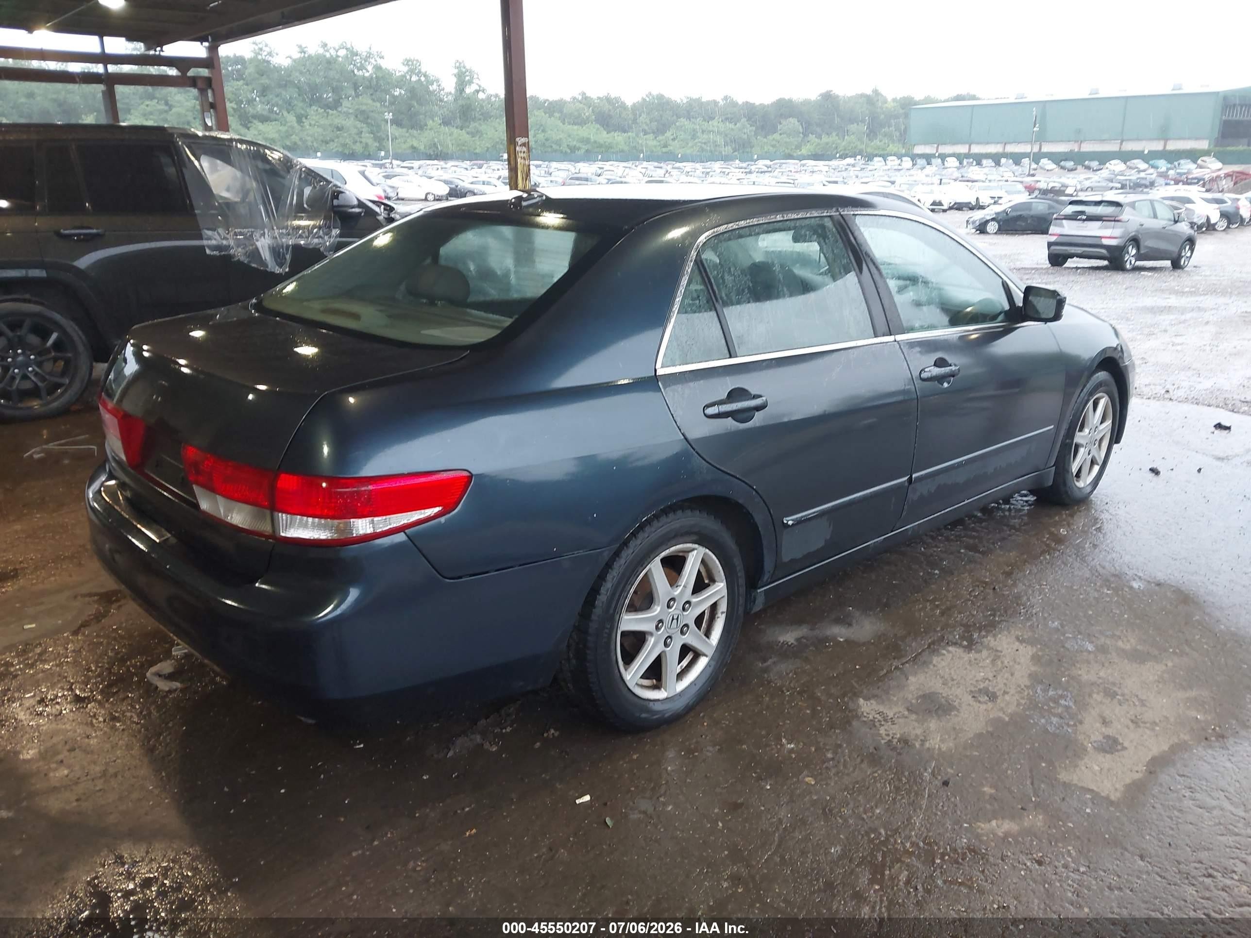 2004 Honda Accord 3.0 Ex Синий vin: 1HGCM66584A000210