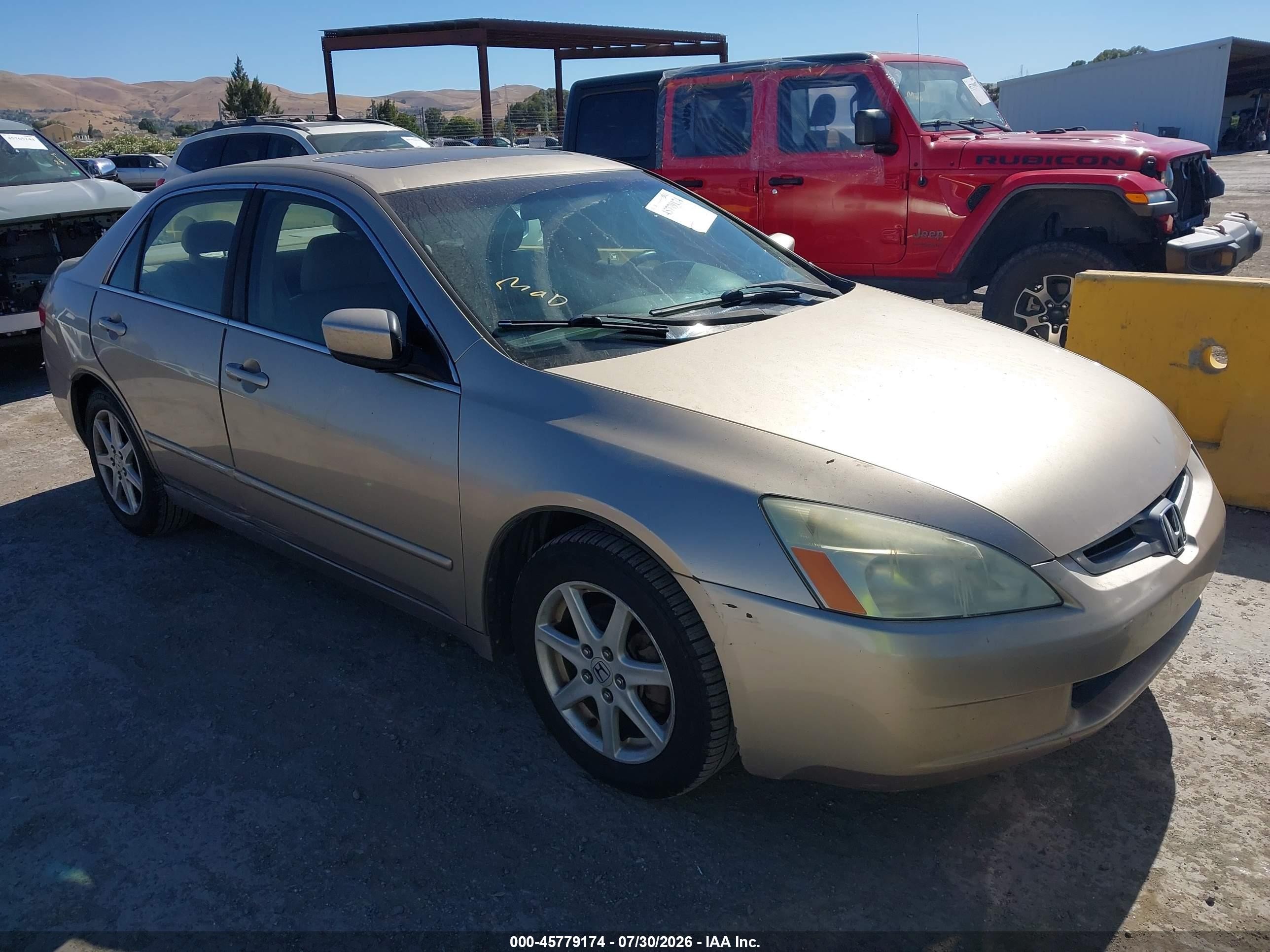 2004 Honda Accord 3.0 Ex Gold vin: 1HGCM66584A030825