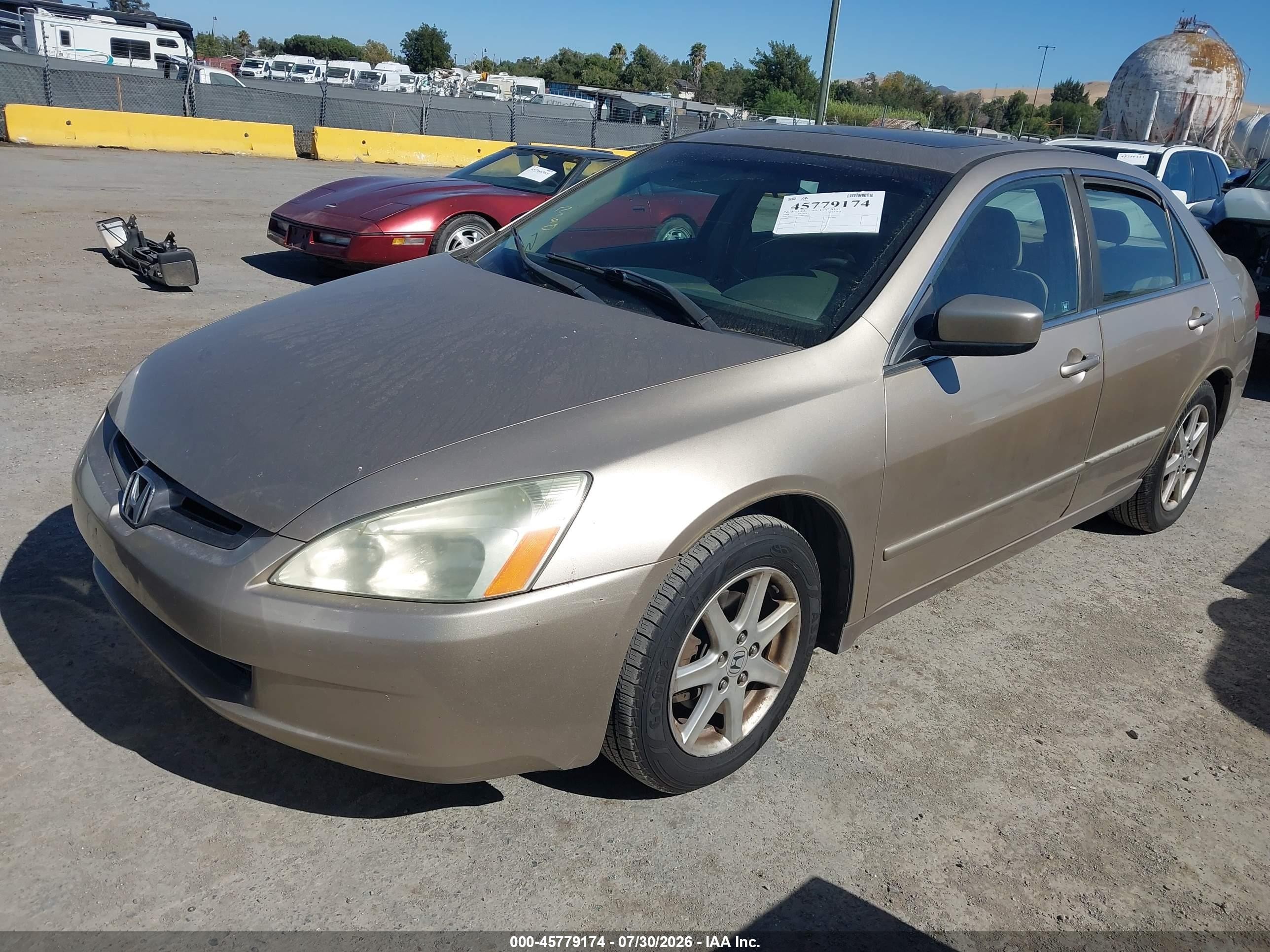 2004 Honda Accord 3.0 Ex Золотой vin: 1HGCM66584A030825