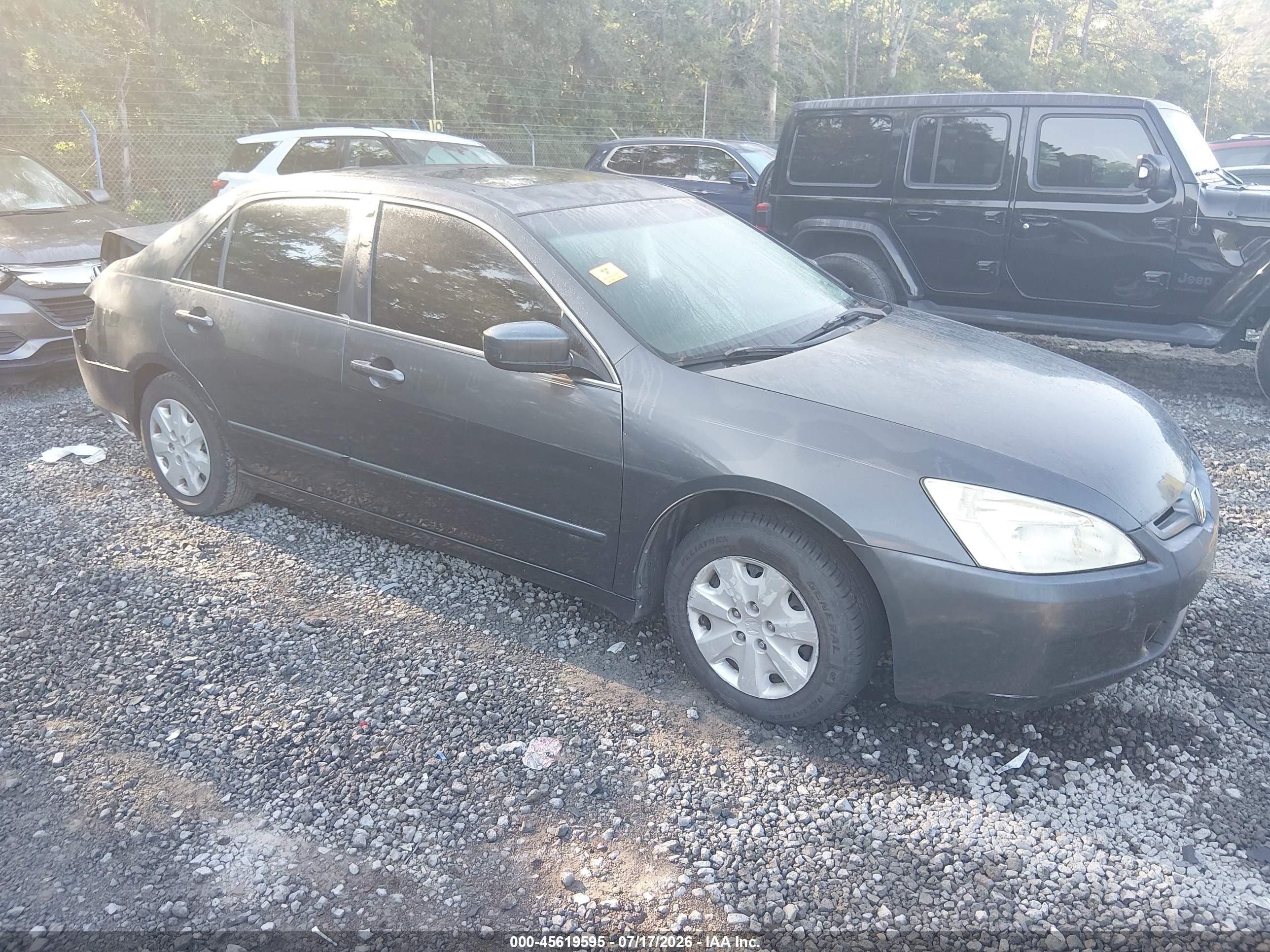 2004 Honda Accord 3.0 Ex Gray vin: 1HGCM66584A052923