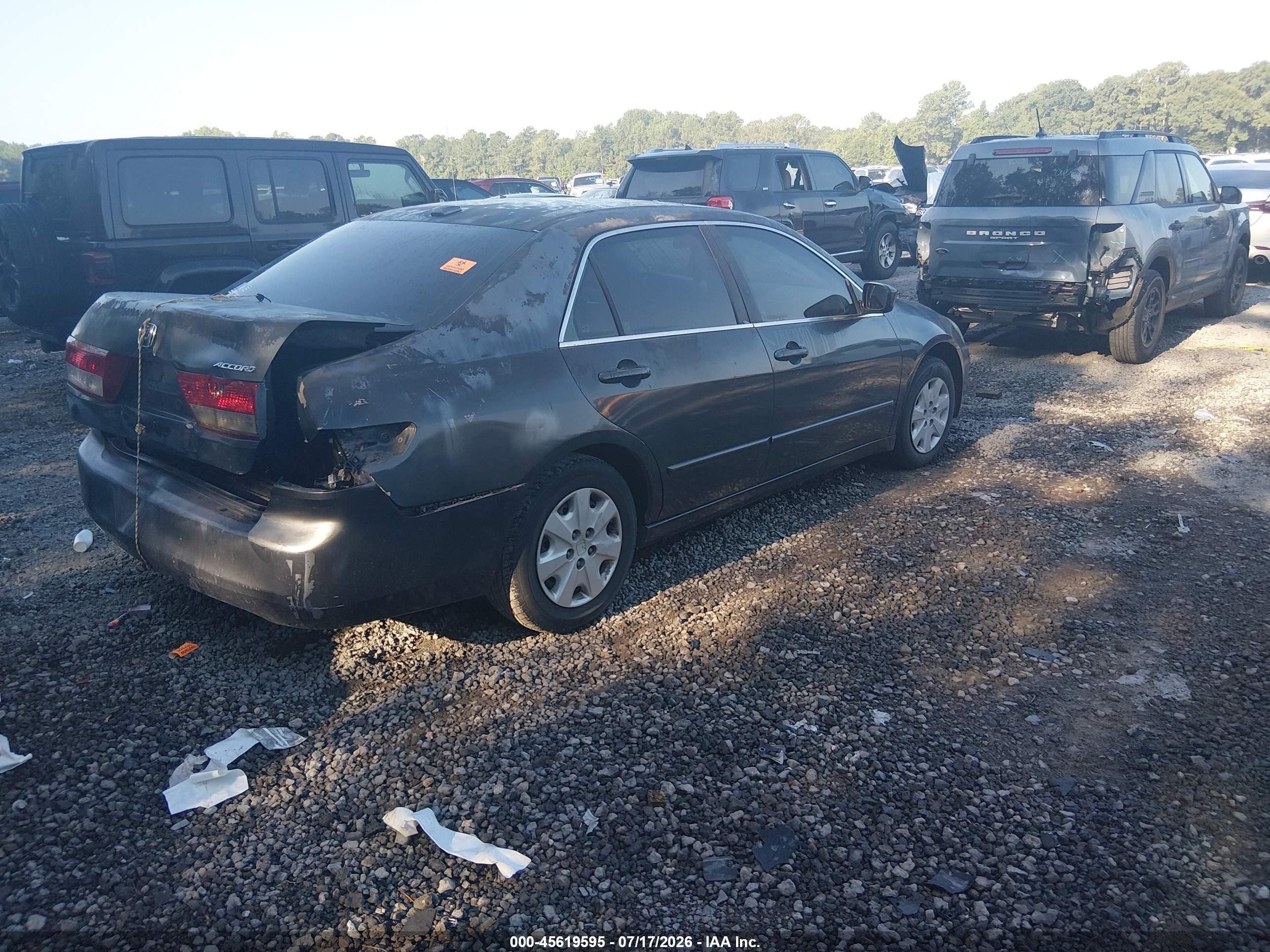 2004 Honda Accord 3.0 Ex Серый vin: 1HGCM66584A052923