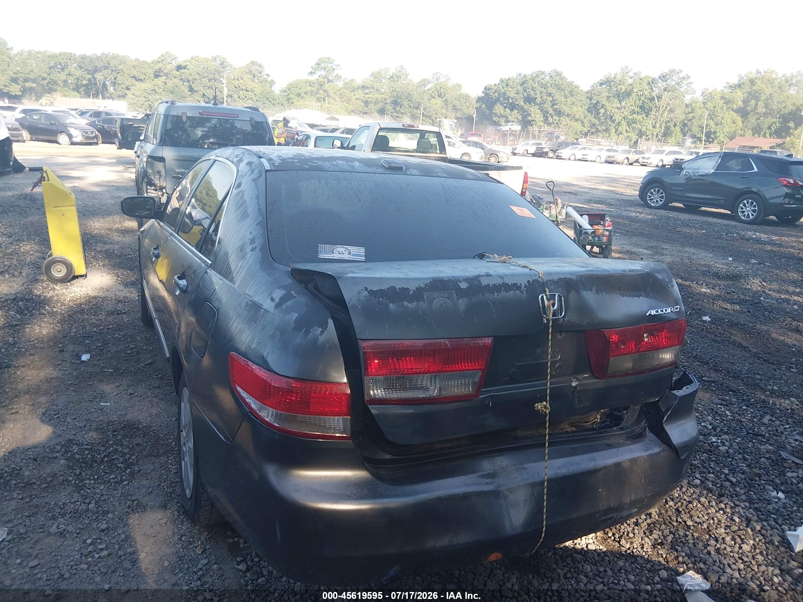 2004 Honda Accord 3.0 Ex Серый vin: 1HGCM66584A052923