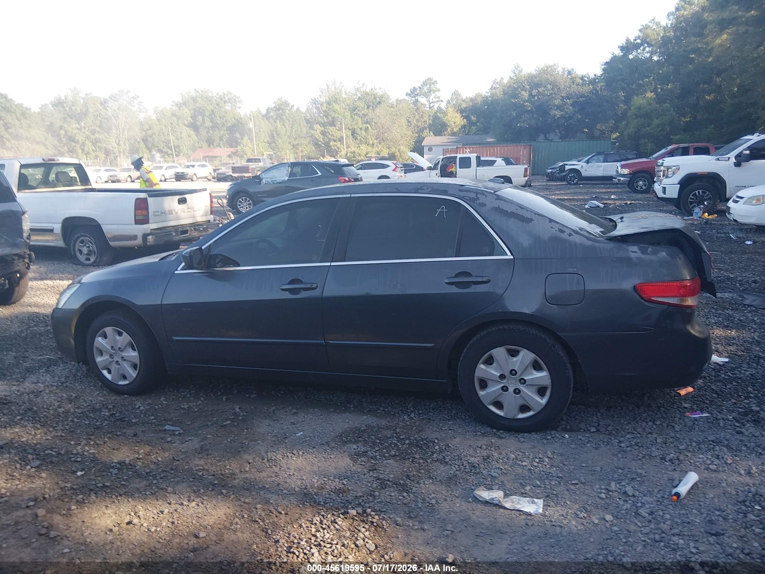 2004 Honda Accord 3.0 Ex Серый vin: 1HGCM66584A052923