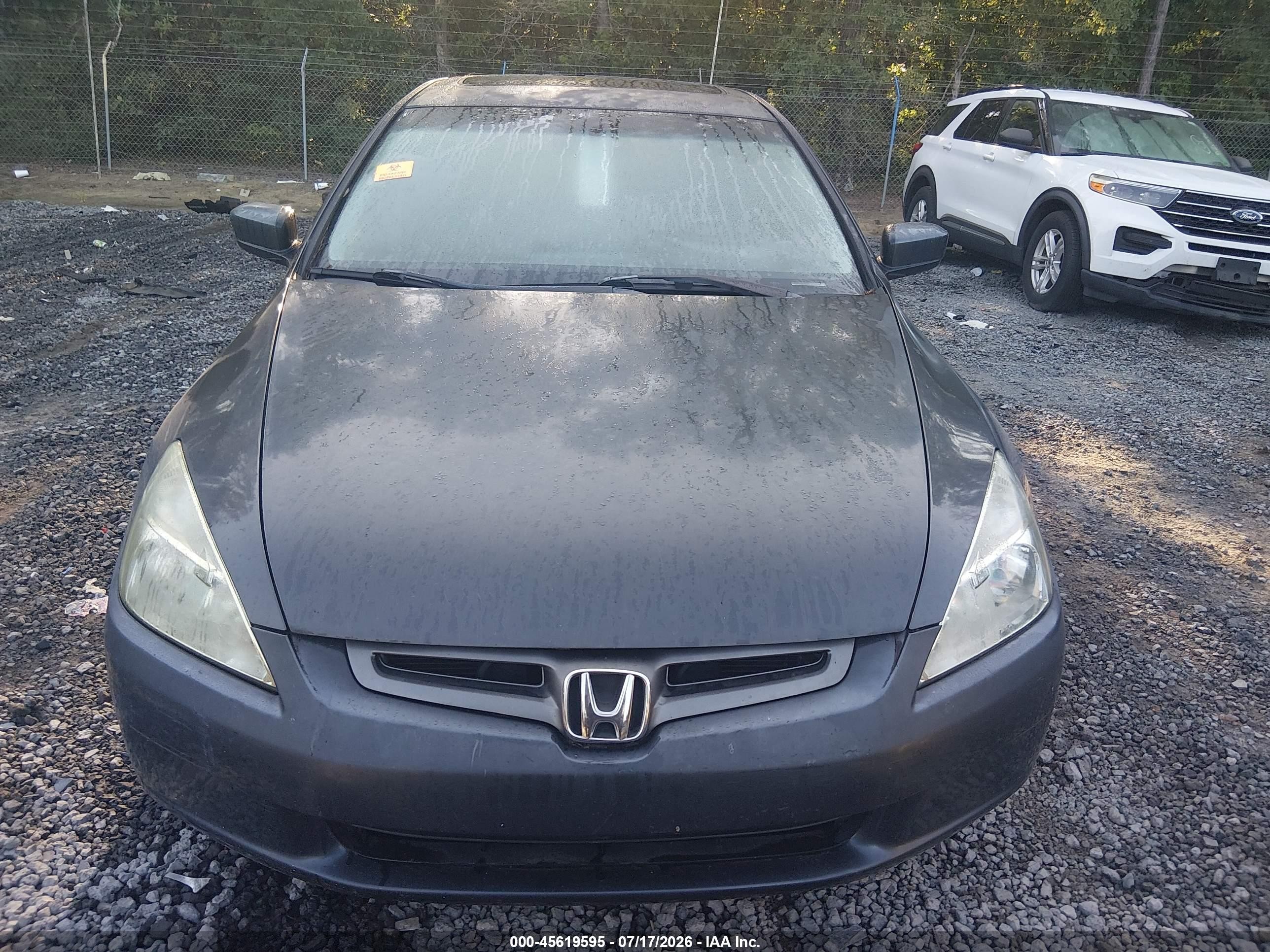 2004 Honda Accord 3.0 Ex Серый vin: 1HGCM66584A052923