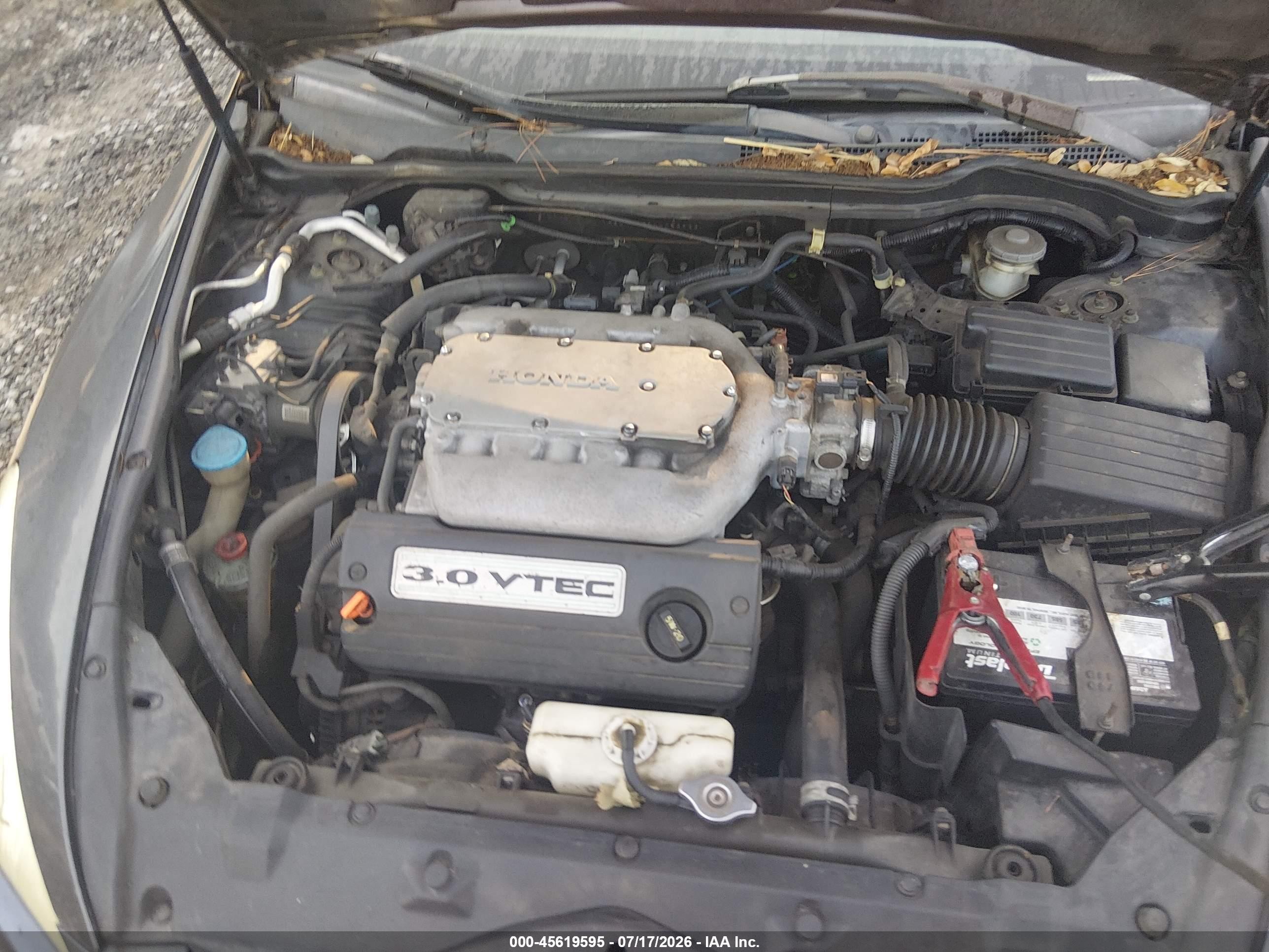 2004 Honda Accord 3.0 Ex Серый vin: 1HGCM66584A052923