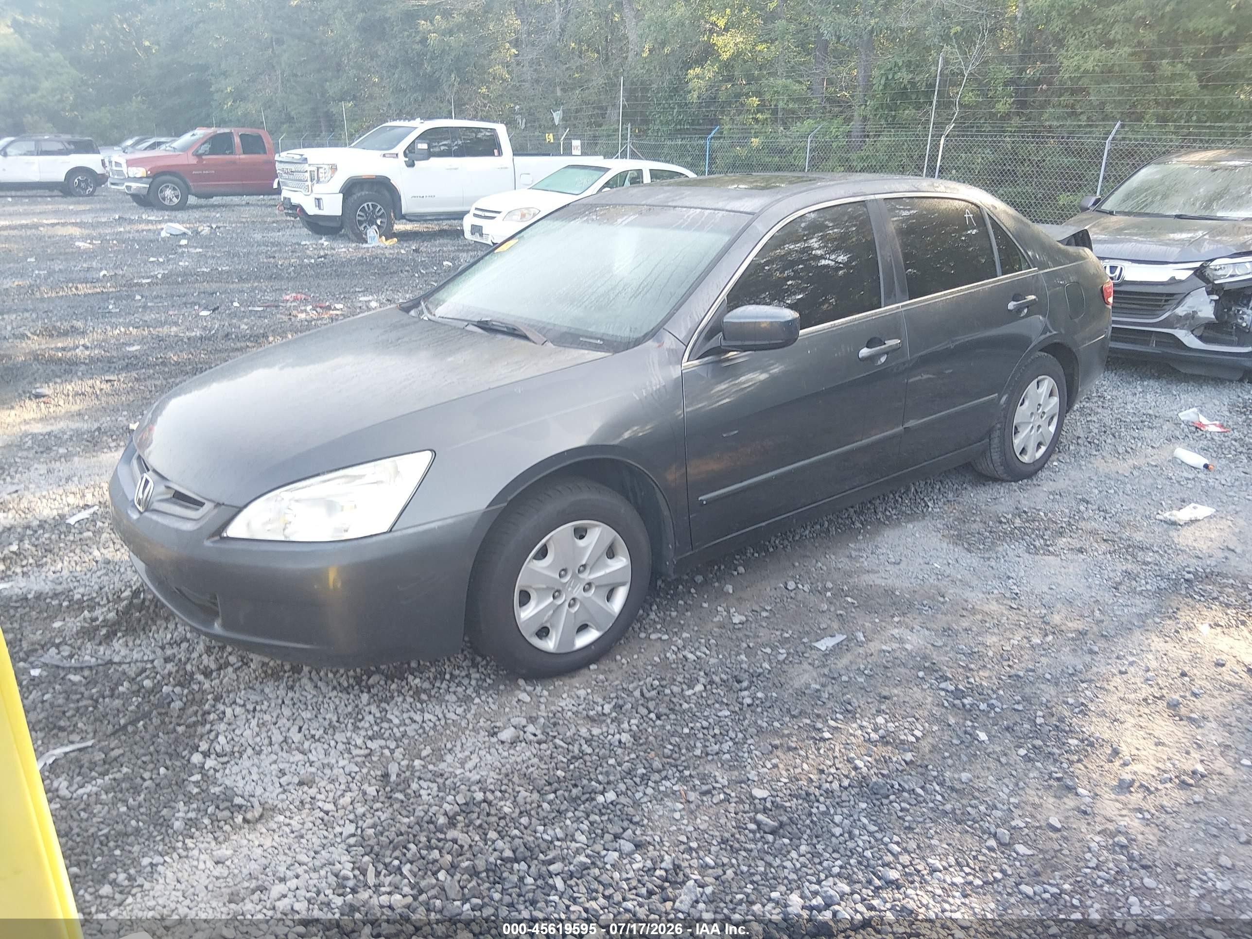 2004 Honda Accord 3.0 Ex Серый vin: 1HGCM66584A052923
