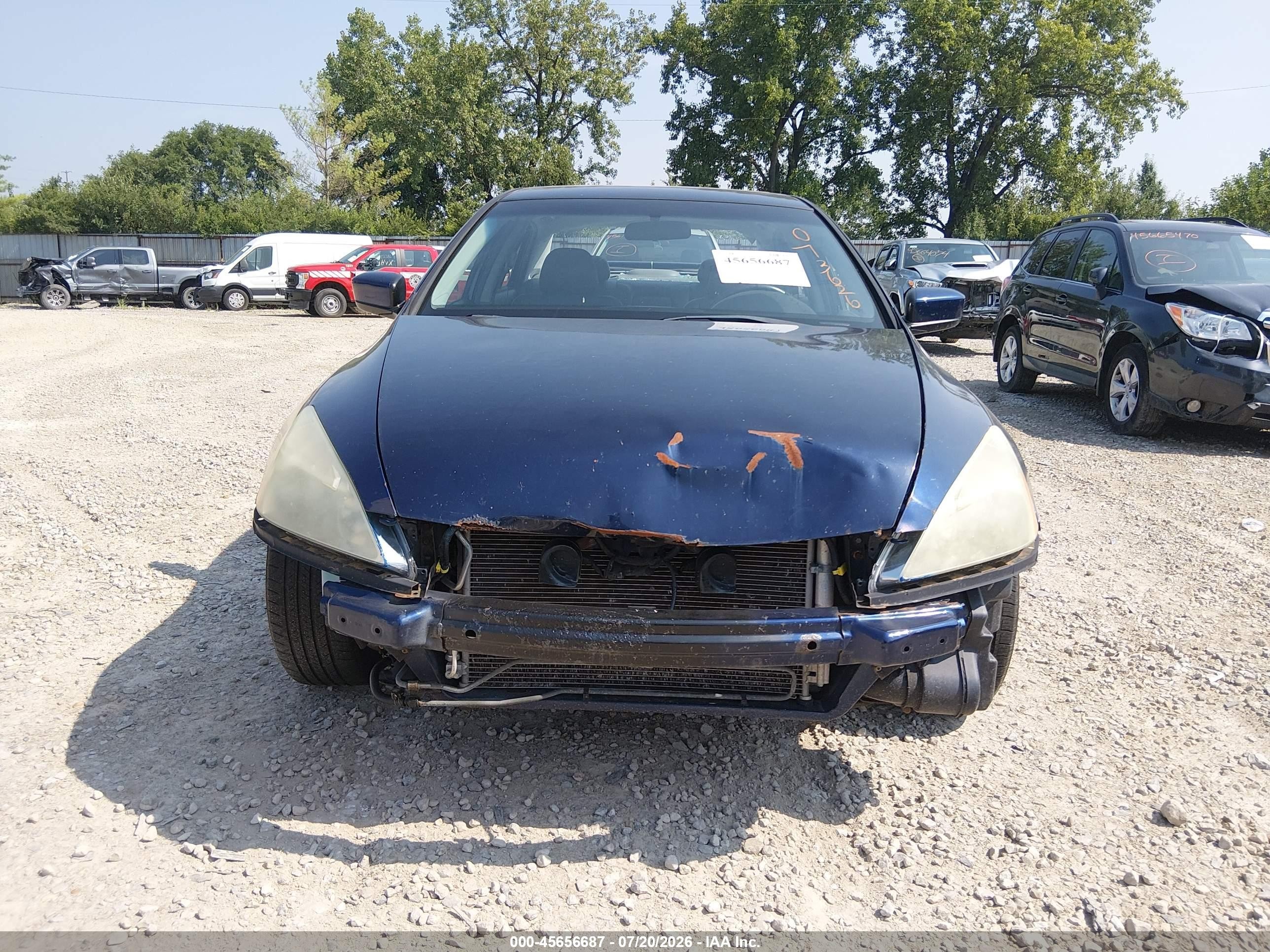 2004 Honda Accord 3.0 Ex Blue vin: 1HGCM66584A073626