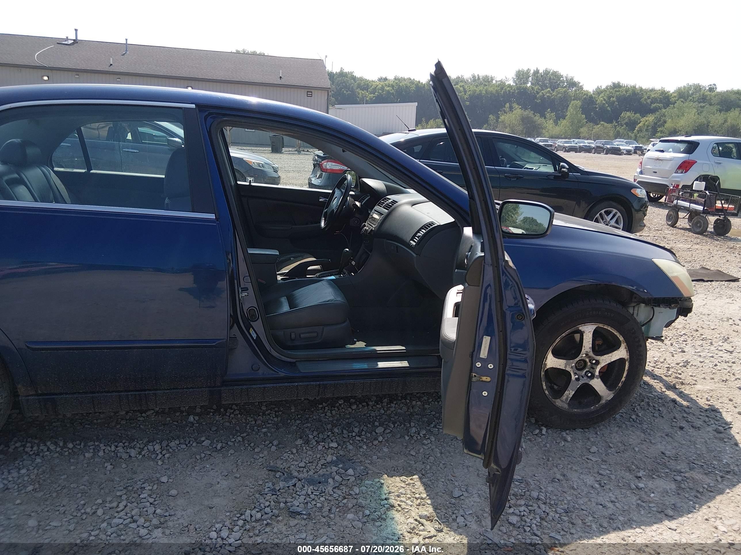 2004 Honda Accord 3.0 Ex Blue vin: 1HGCM66584A073626