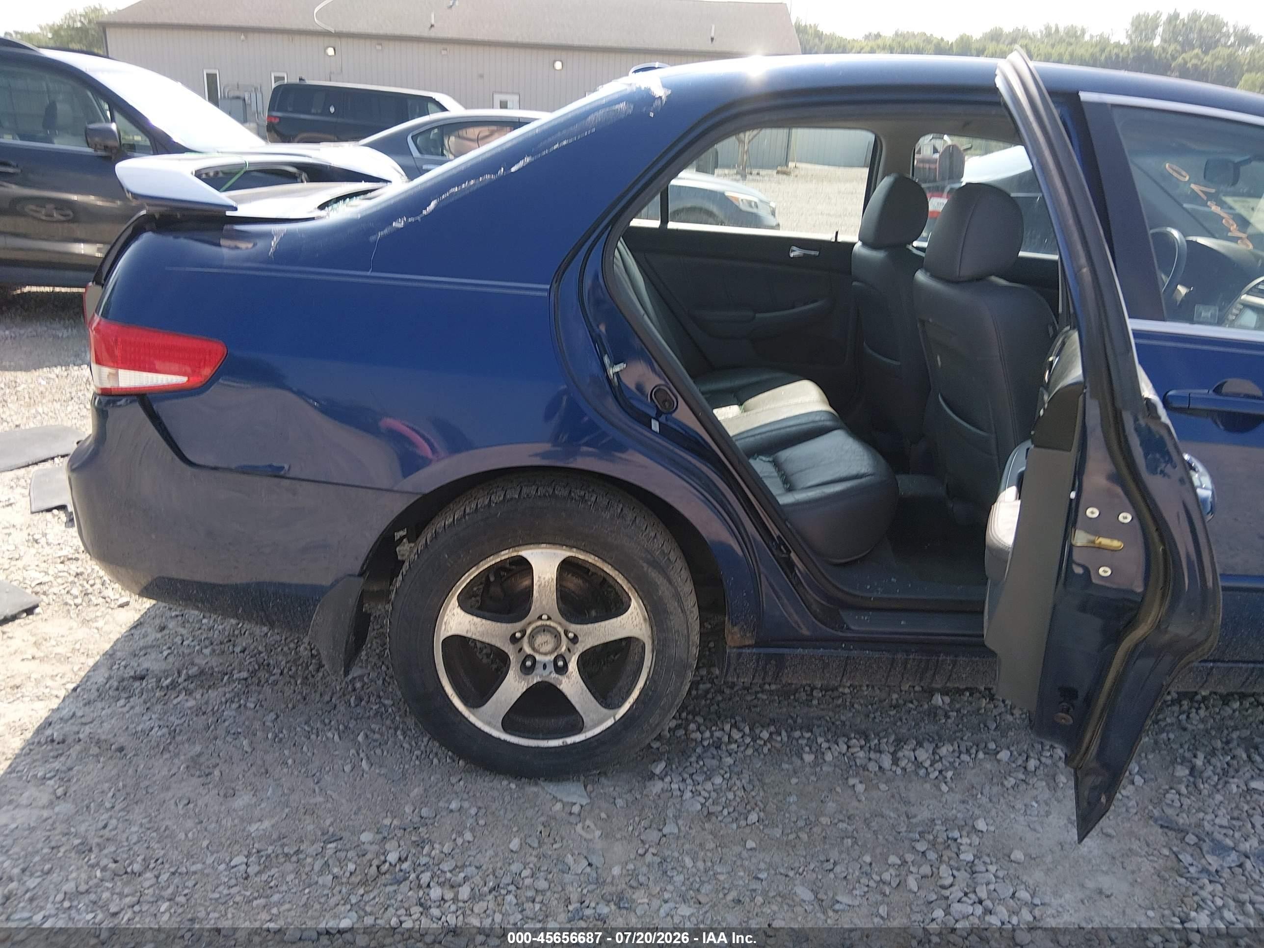 2004 Honda Accord 3.0 Ex Blue vin: 1HGCM66584A073626
