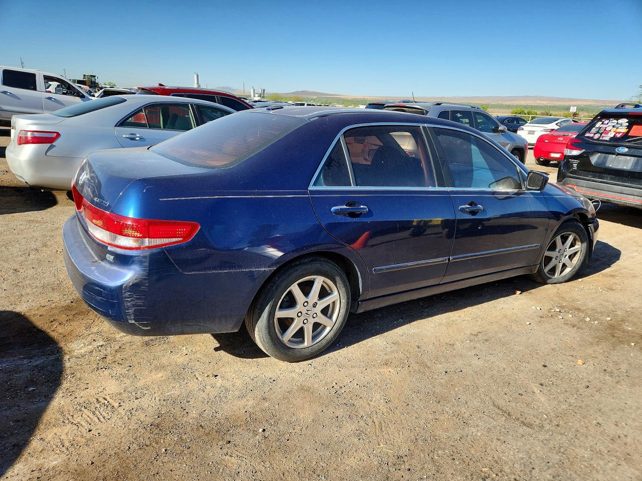 2004 Honda Accord Ex Blue vin: 1HGCM66584A089020