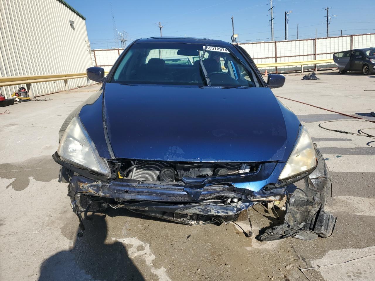 2004 Honda Accord Ex Blue vin: 1HGCM66584A089423
