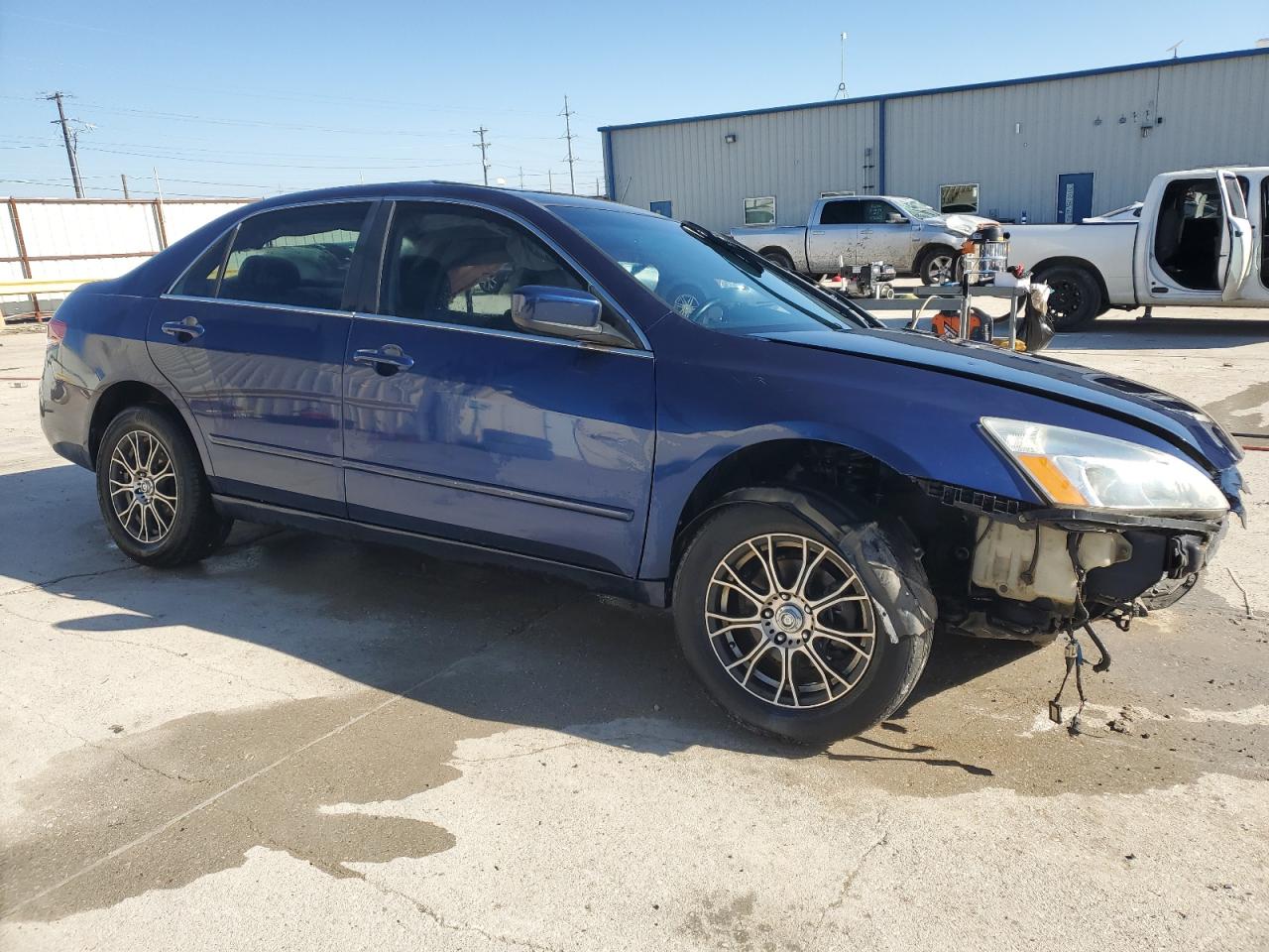 2004 Honda Accord Ex Blue vin: 1HGCM66584A089423