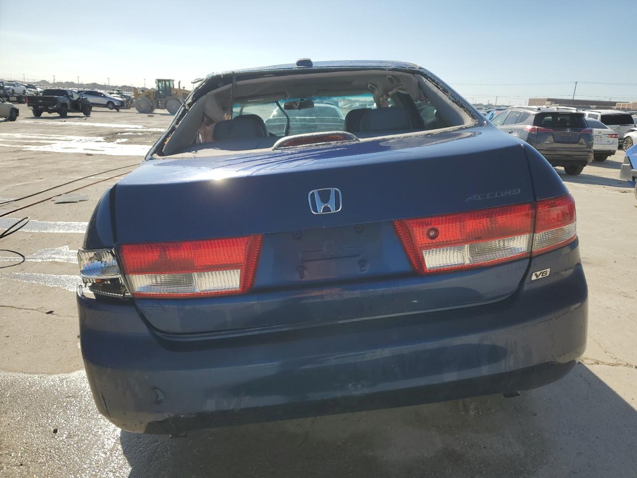 2004 Honda Accord Ex Blue vin: 1HGCM66584A089423