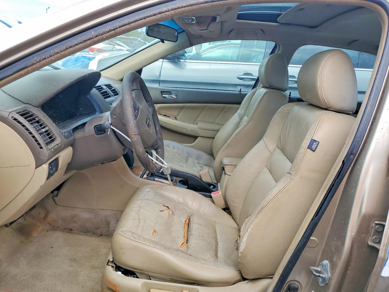 2004 Honda Accord Ex Золотой vin: 1HGCM66584A091706
