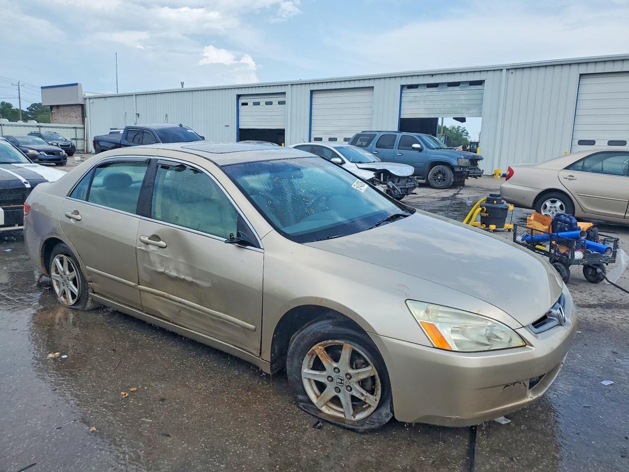 2004 Honda Accord Ex Золотой vin: 1HGCM66584A091706