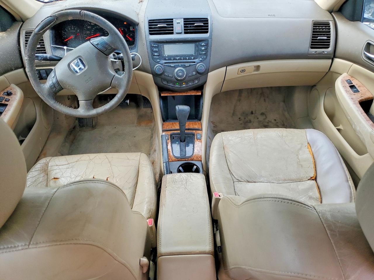 2004 Honda Accord Ex Золотой vin: 1HGCM66584A091706