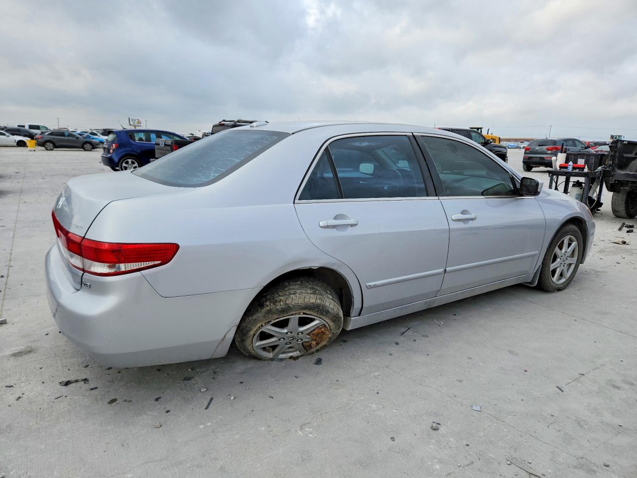 2004 Honda Accord Ex Silver vin: 1HGCM66584A097781