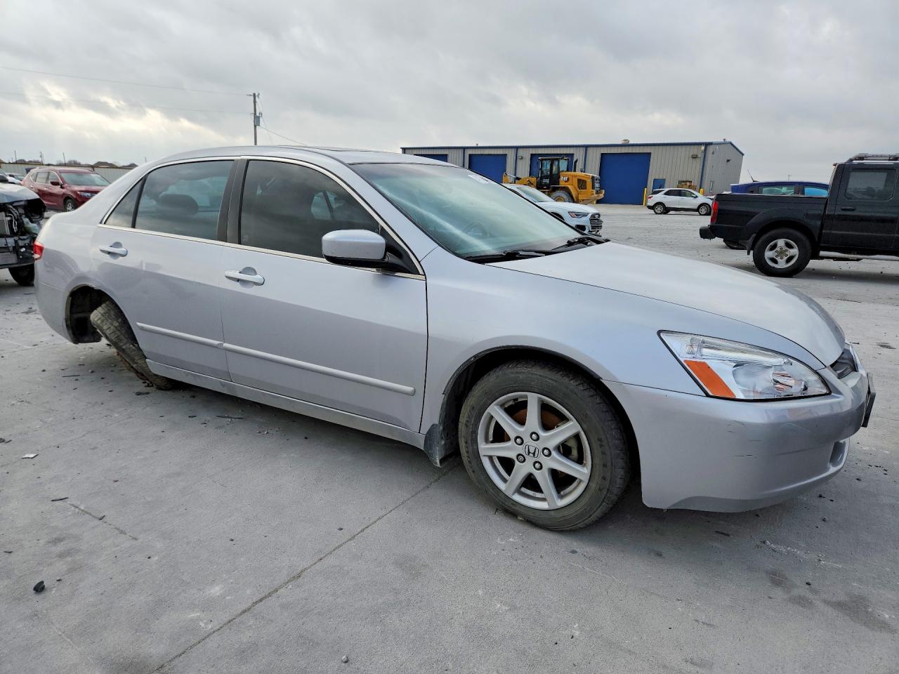 2004 Honda Accord Ex Silver vin: 1HGCM66584A097781