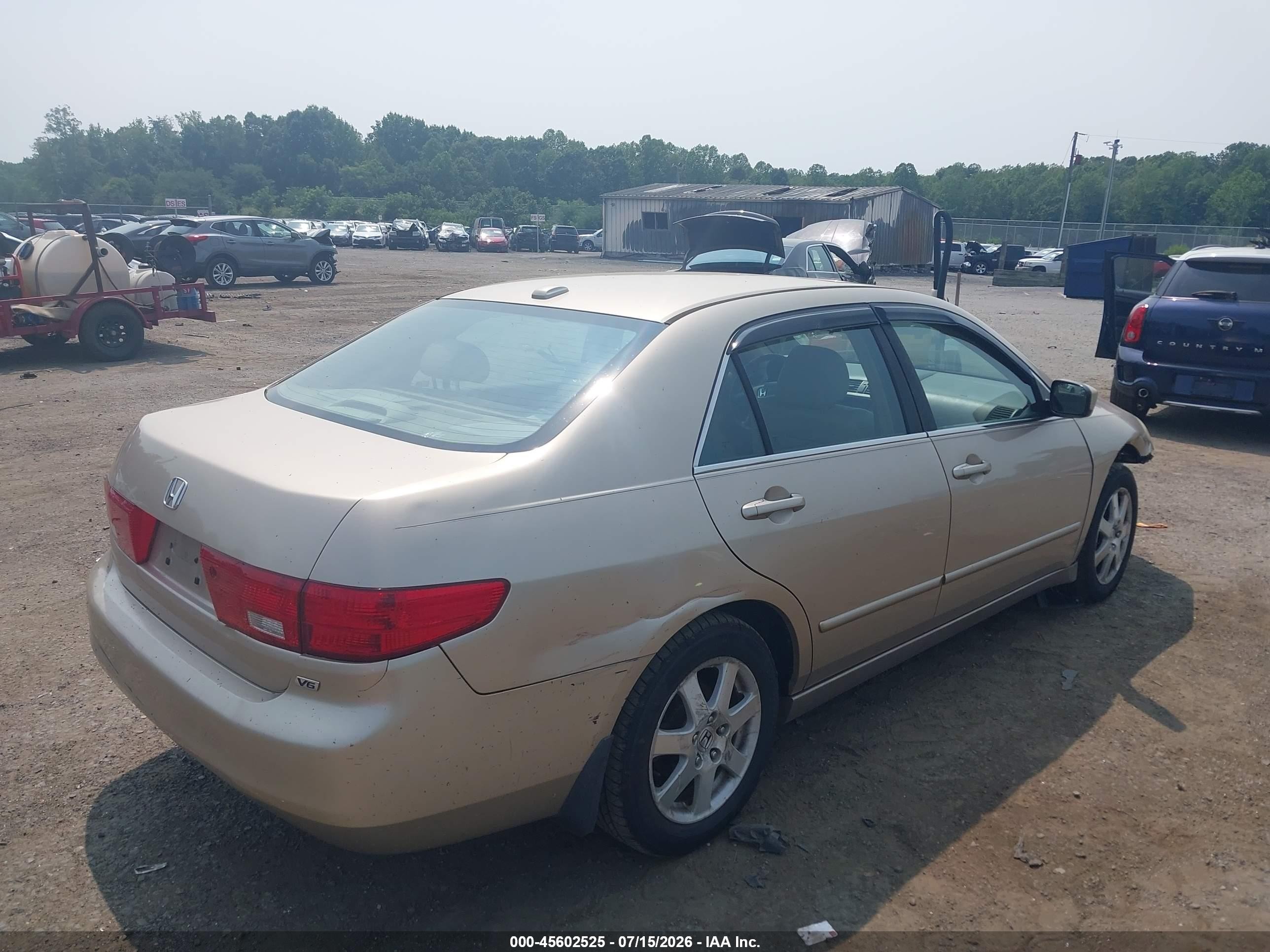 2005 Honda Accord 3.0 Ex Champagne vin: 1HGCM66585A010284