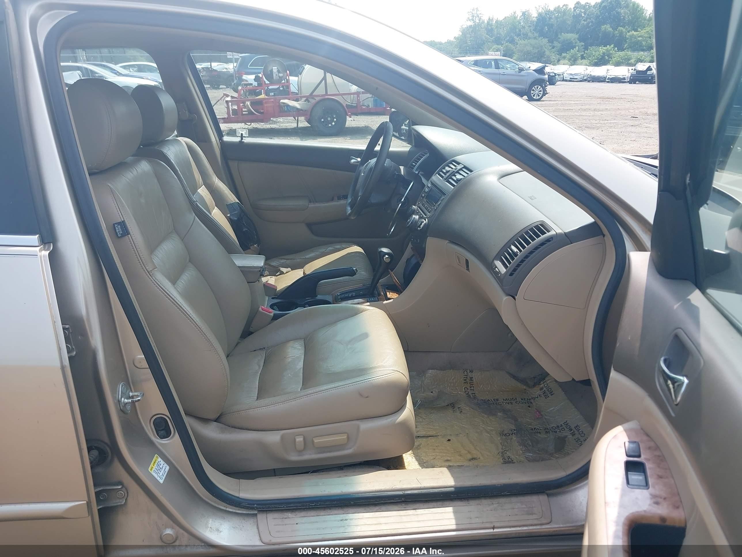 2005 Honda Accord 3.0 Ex Champagne vin: 1HGCM66585A010284