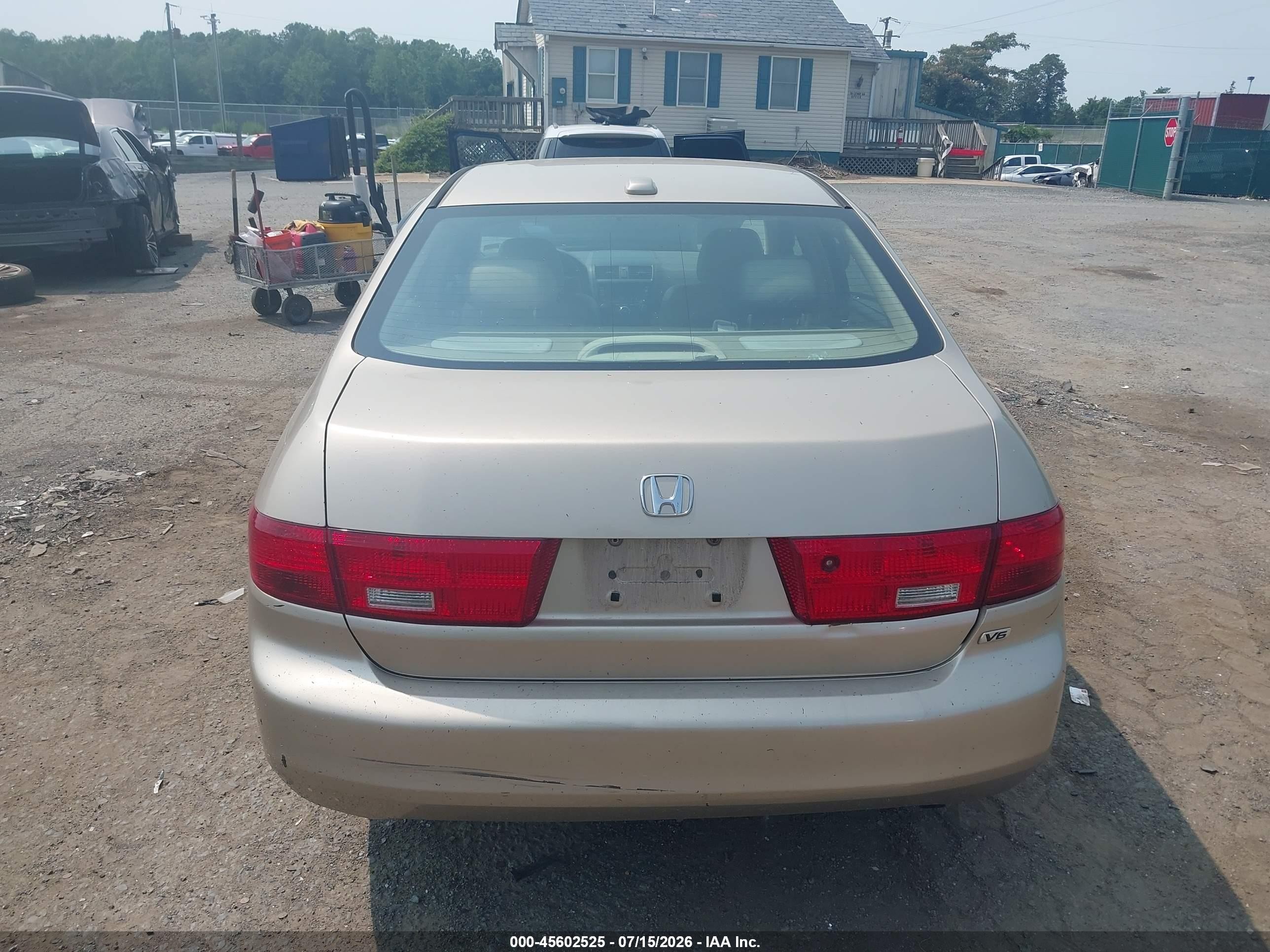2005 Honda Accord 3.0 Ex Champagne vin: 1HGCM66585A010284