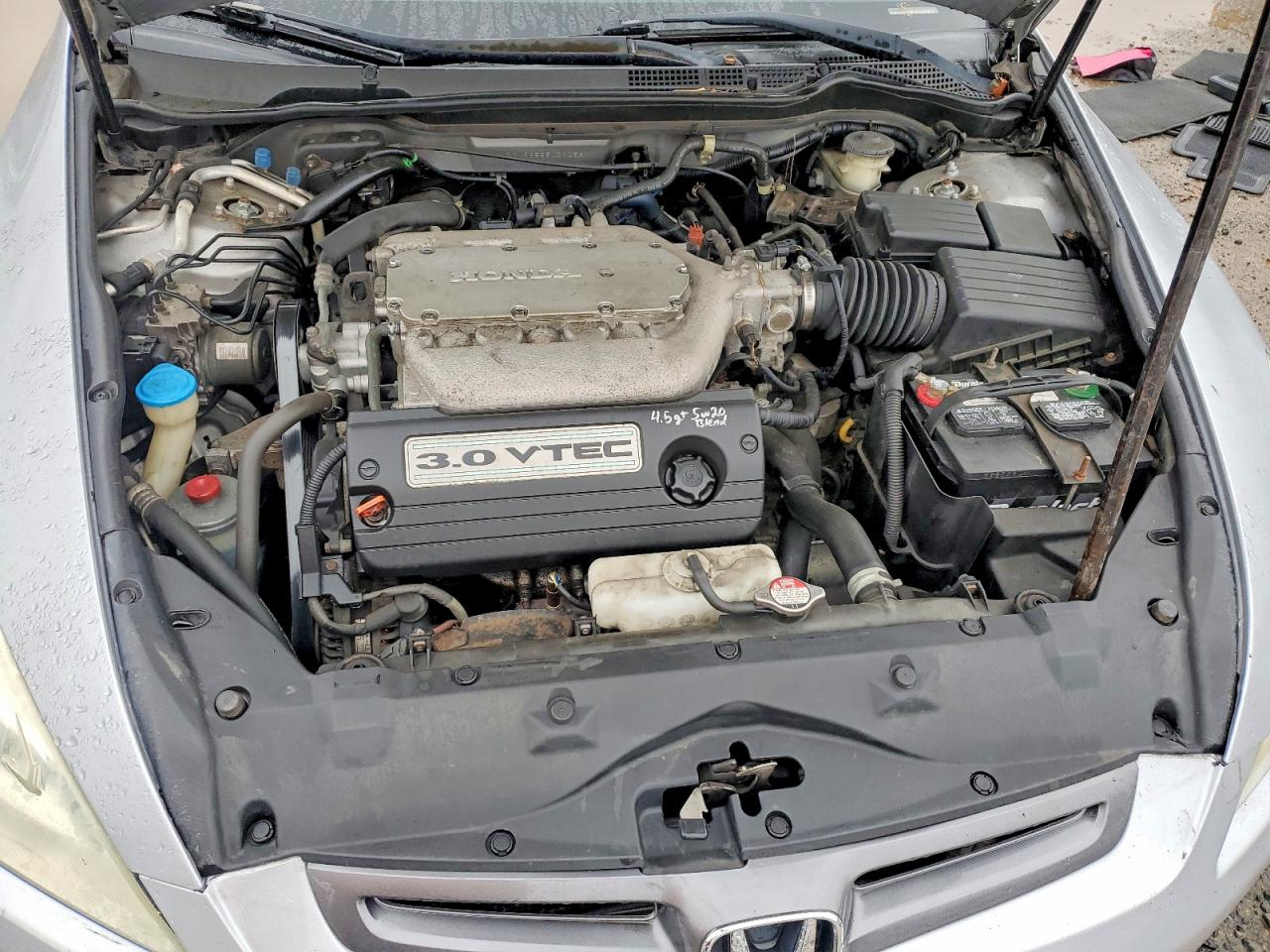 2005 Honda Accord Ex Silver vin: 1HGCM66585A010561