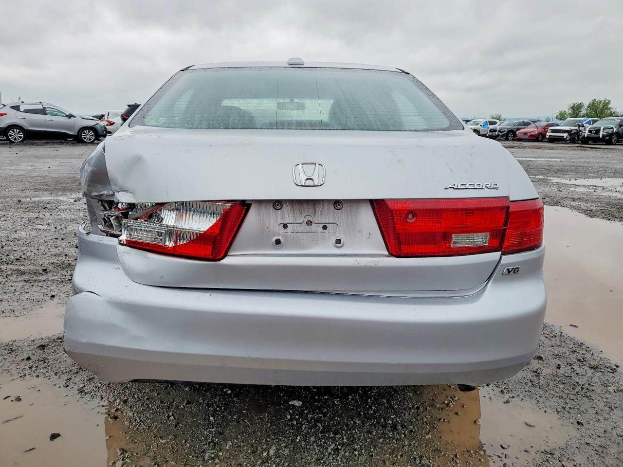 2005 Honda Accord Ex Silver vin: 1HGCM66585A010561