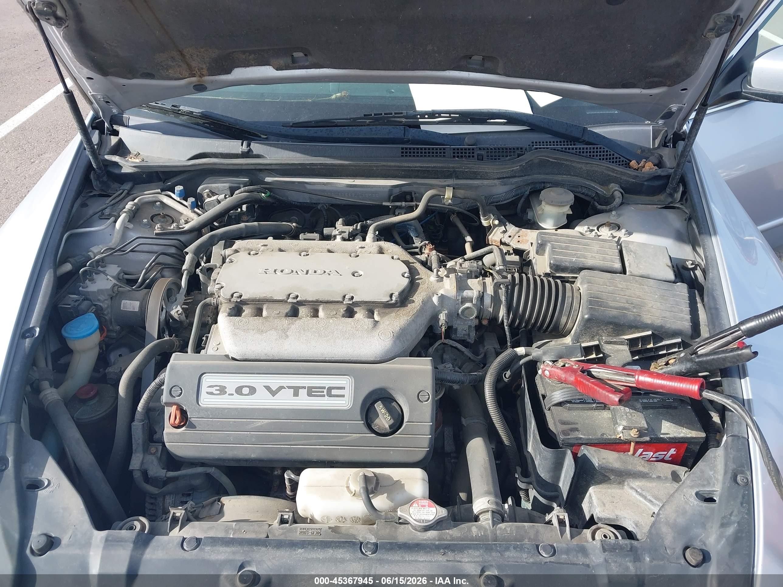 2005 Honda Accord 3.0 Ex Silver vin: 1HGCM66585A022936