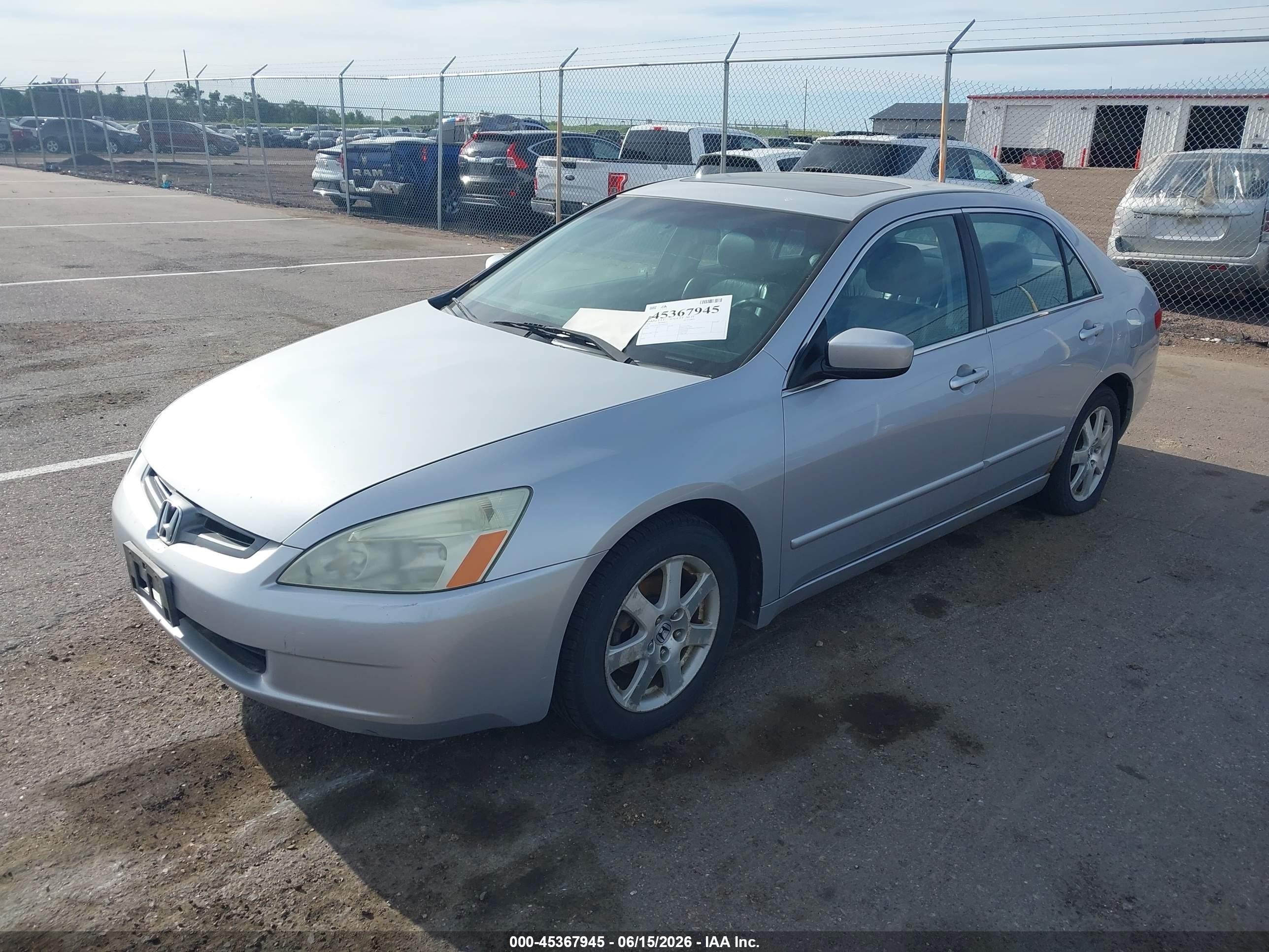 2005 Honda Accord 3.0 Ex Silver vin: 1HGCM66585A022936