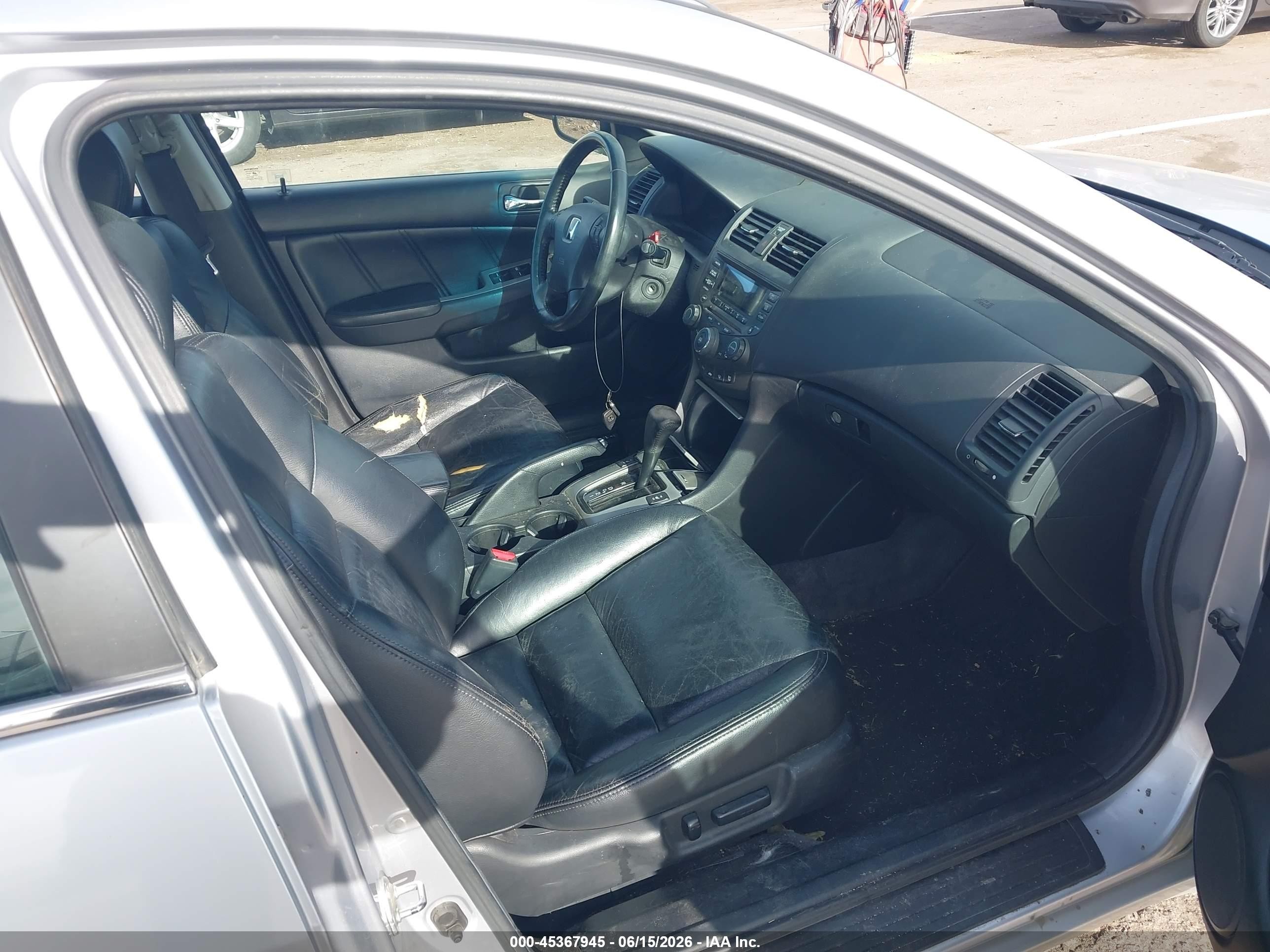 2005 Honda Accord 3.0 Ex Silver vin: 1HGCM66585A022936