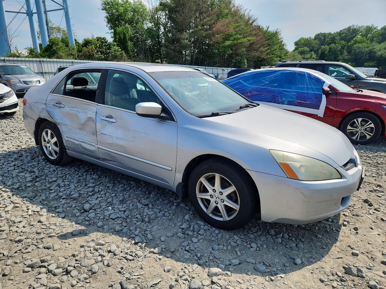 2005 Honda Accord Ex Серебряный vin: 1HGCM66585A023469