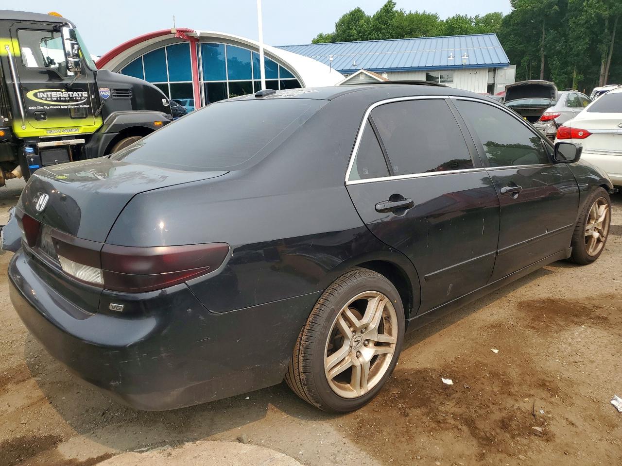 2005 Honda Accord Ex Black vin: 1HGCM66585A048856