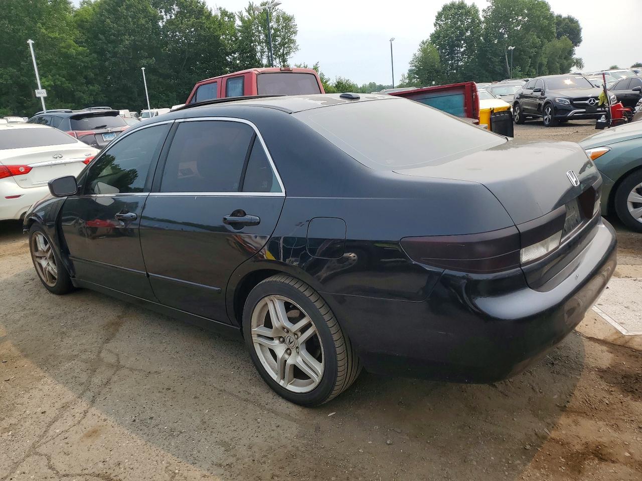 2005 Honda Accord Ex Black vin: 1HGCM66585A048856