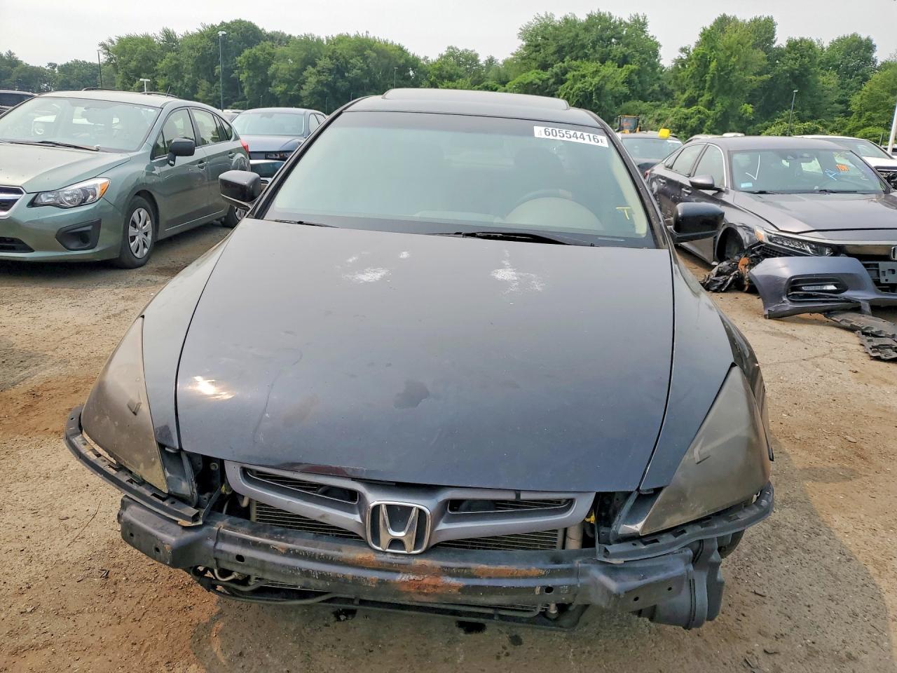 2005 Honda Accord Ex Black vin: 1HGCM66585A048856