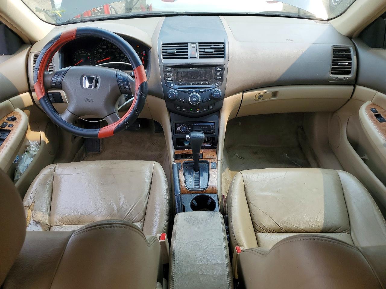 2005 Honda Accord Ex Black vin: 1HGCM66585A048856