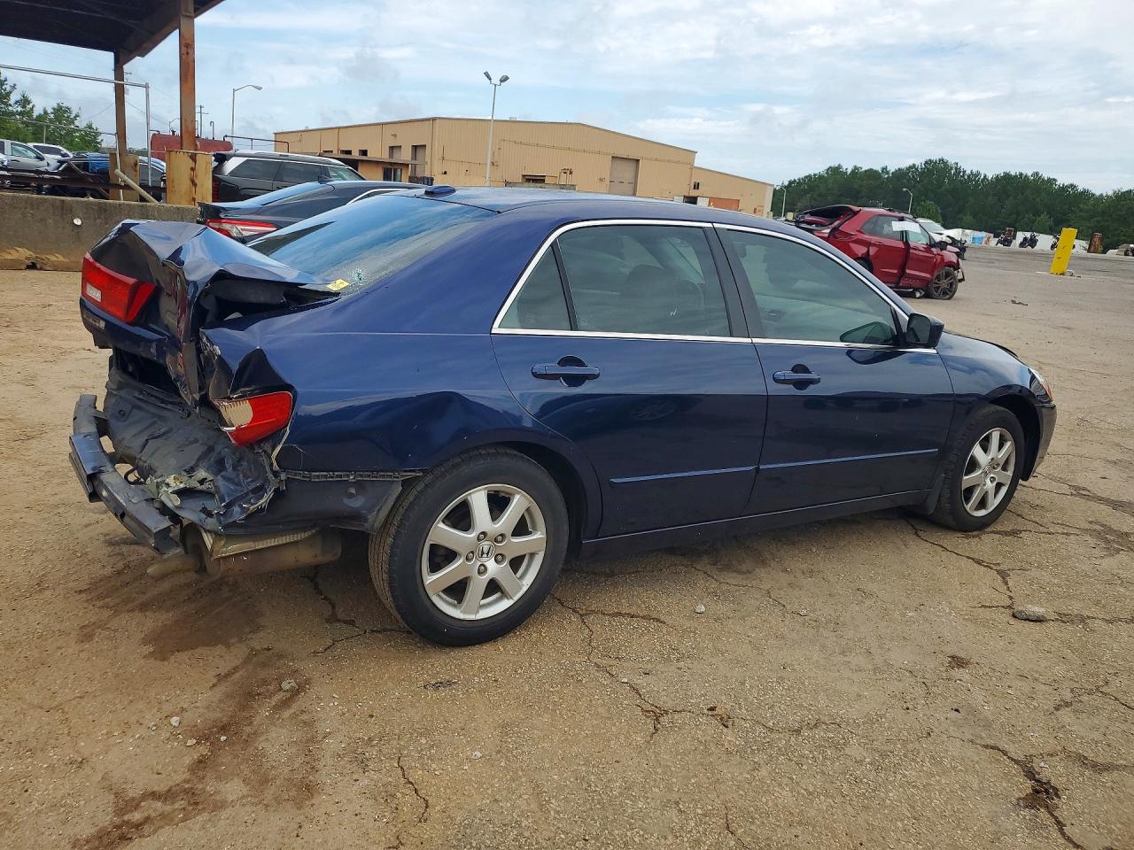 2005 Honda Accord Ex Blue vin: 1HGCM66585A058402