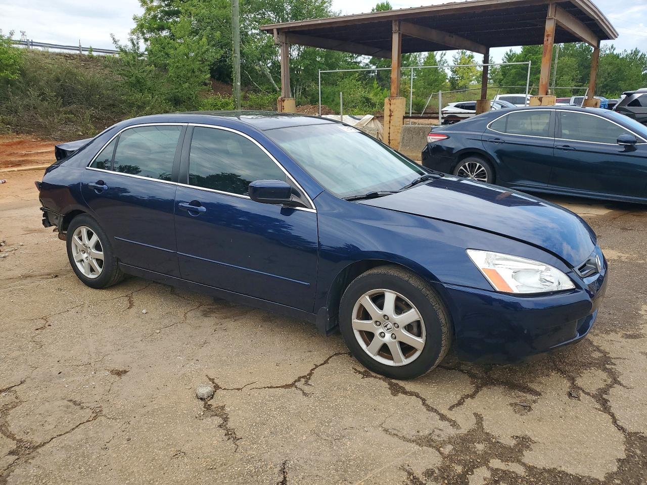2005 Honda Accord Ex Blue vin: 1HGCM66585A058402