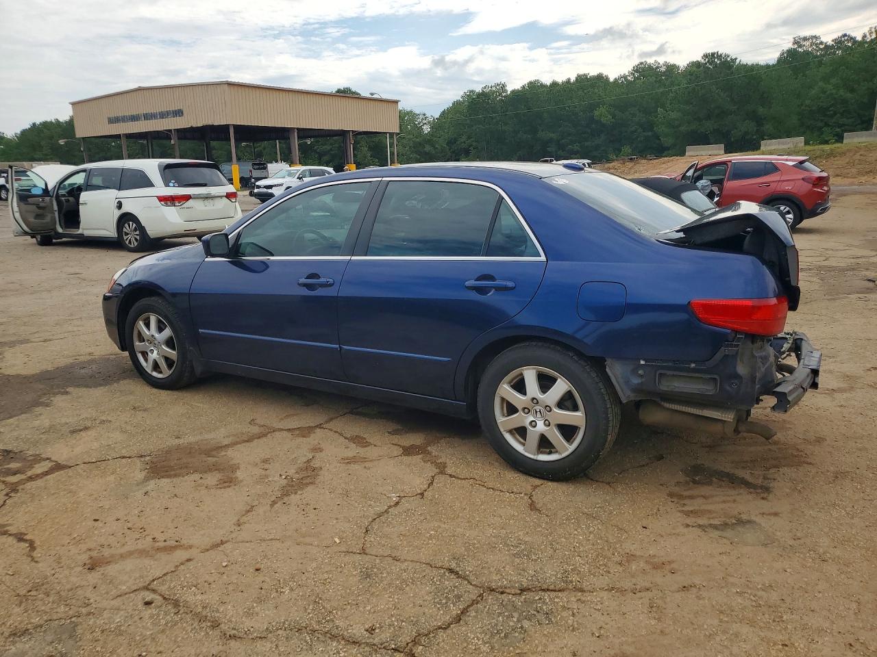 2005 Honda Accord Ex Blue vin: 1HGCM66585A058402