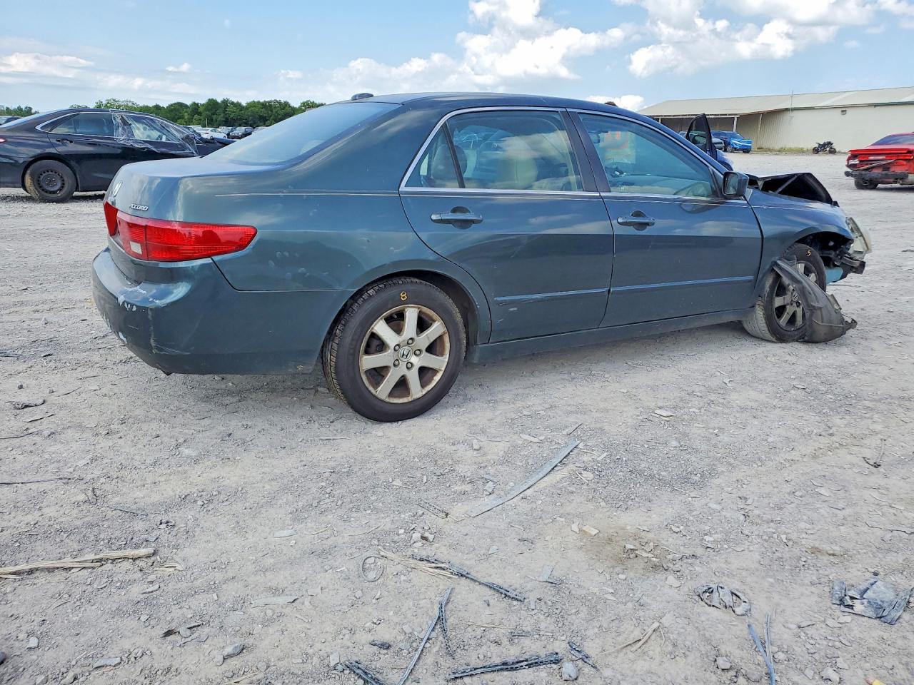 2005 Honda Accord Ex Green vin: 1HGCM66585A063891