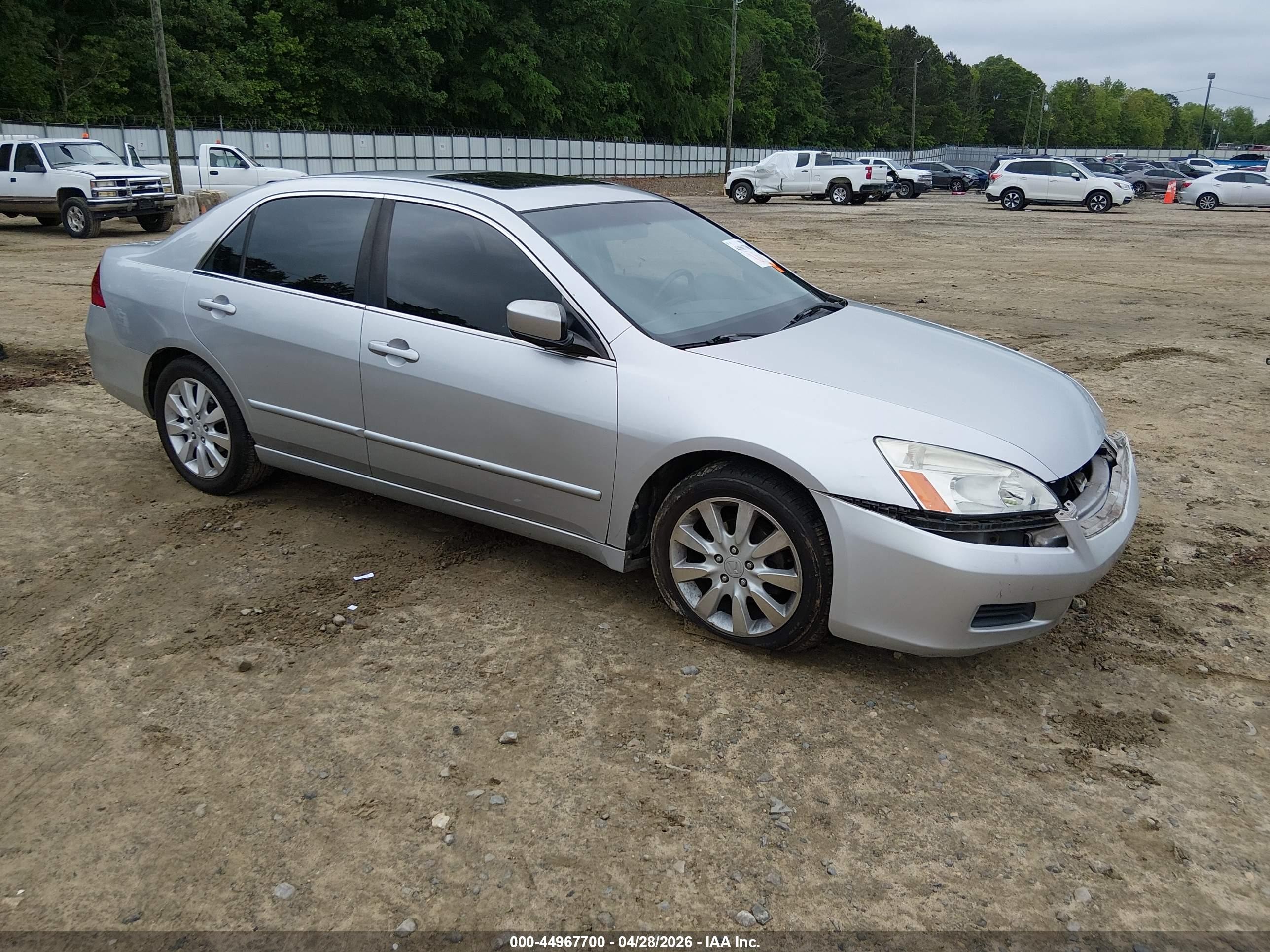 2006 Honda Accord 3.0 Ex Silver vin: 1HGCM66586A021271