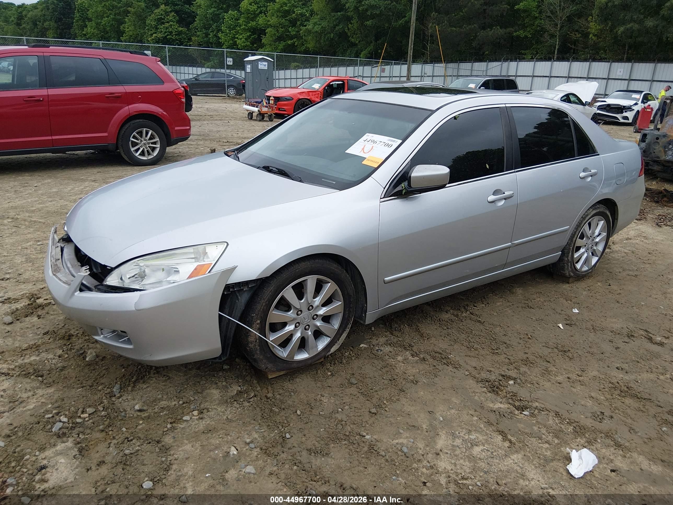 2006 Honda Accord 3.0 Ex Silver vin: 1HGCM66586A021271