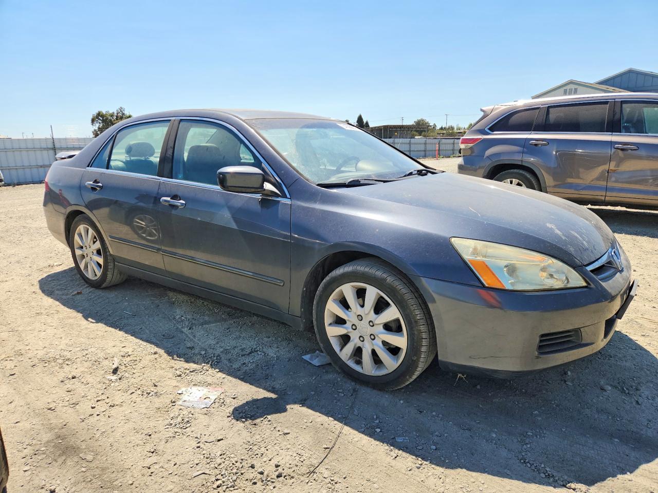 2006 Honda Accord Ex Gray vin: 1HGCM66586A037096